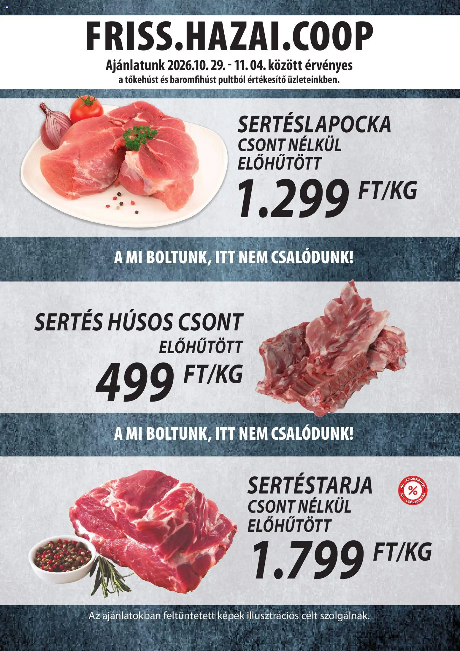 COOP Szolnok akciós ujság - amely érvényes a következő dátumtól: 2026.10.29. | Oldal: 3