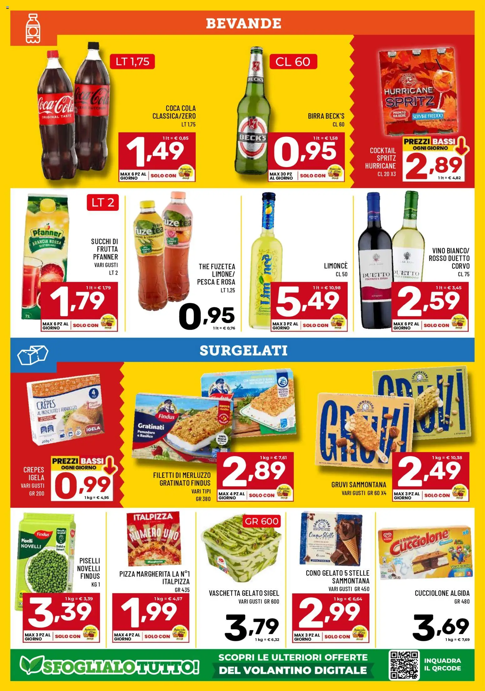 Volantino Il Centesimo del 22.05.2026 | Pagina: 10 | Prodotti: Pomodoro, Formaggio, Arancia, Coca Cola