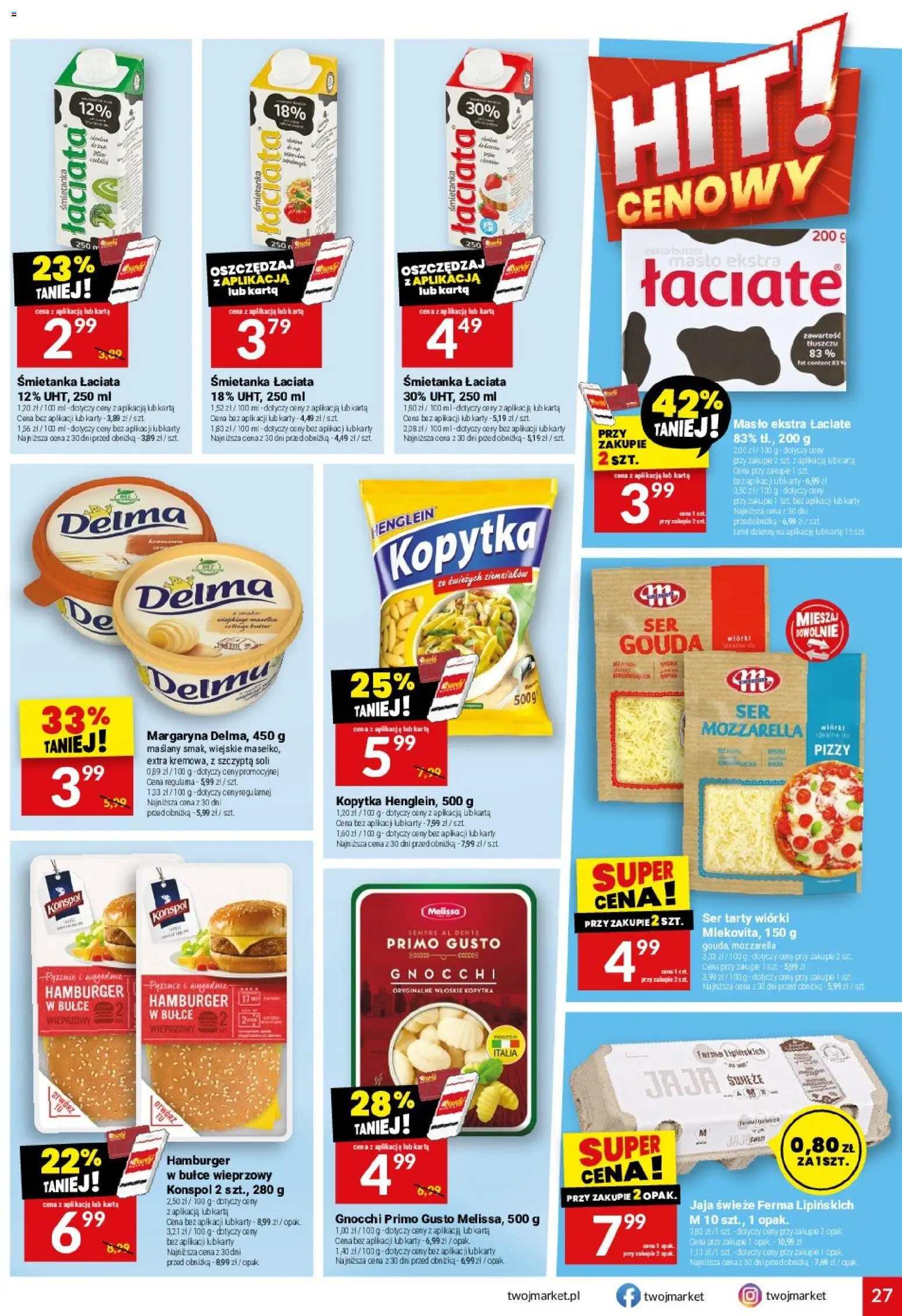 Twój Market gazetka od 26.08.2026 | Strona: 27 | Produkty: Mak, Hamburger, Margaryna, Jaja