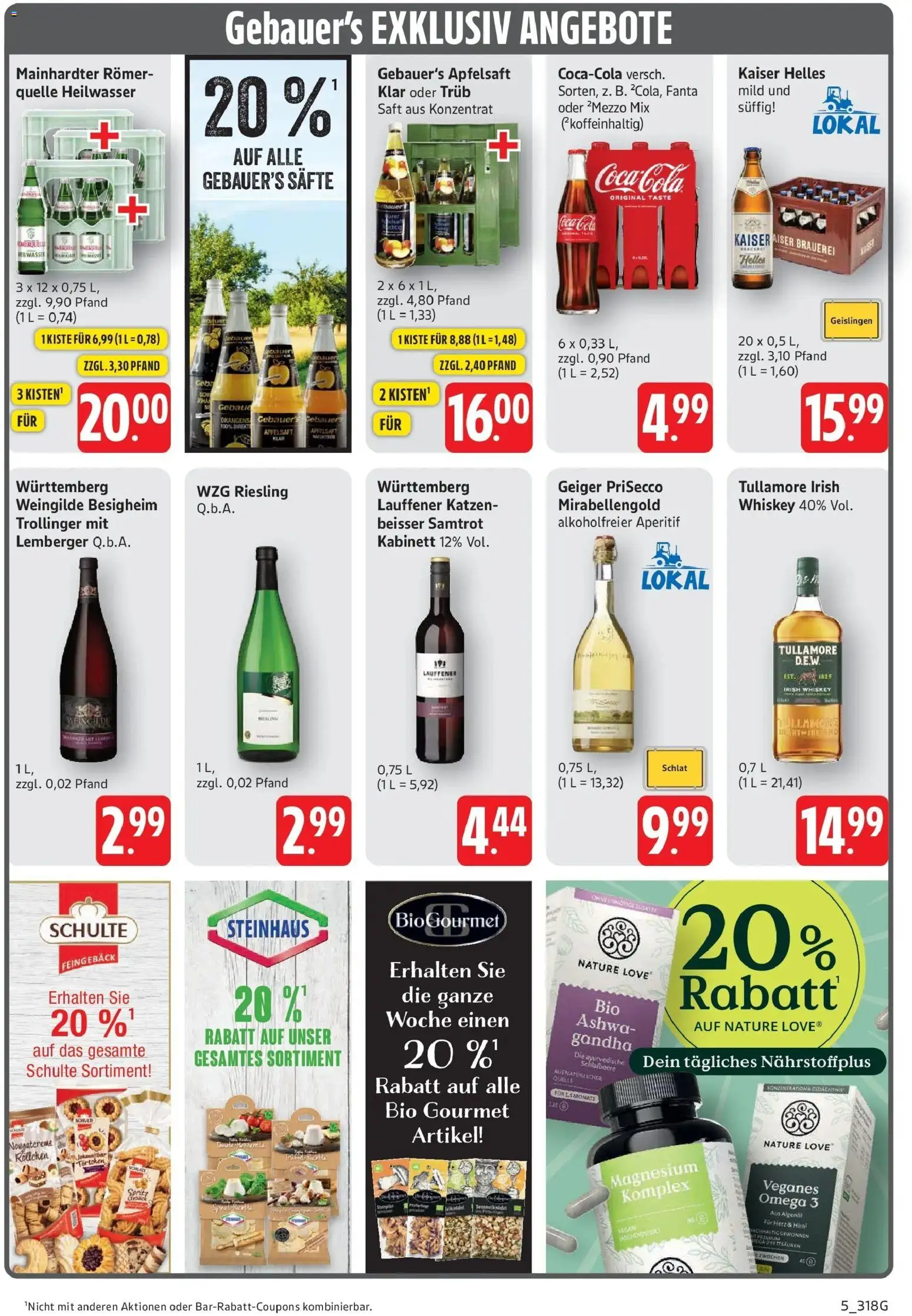 Edeka Prospekt Göppingen – gültig ab 28.09.2026 | Seite: 5 | Produkte: Fanta, Apfelsaft, Saft, Whiskey