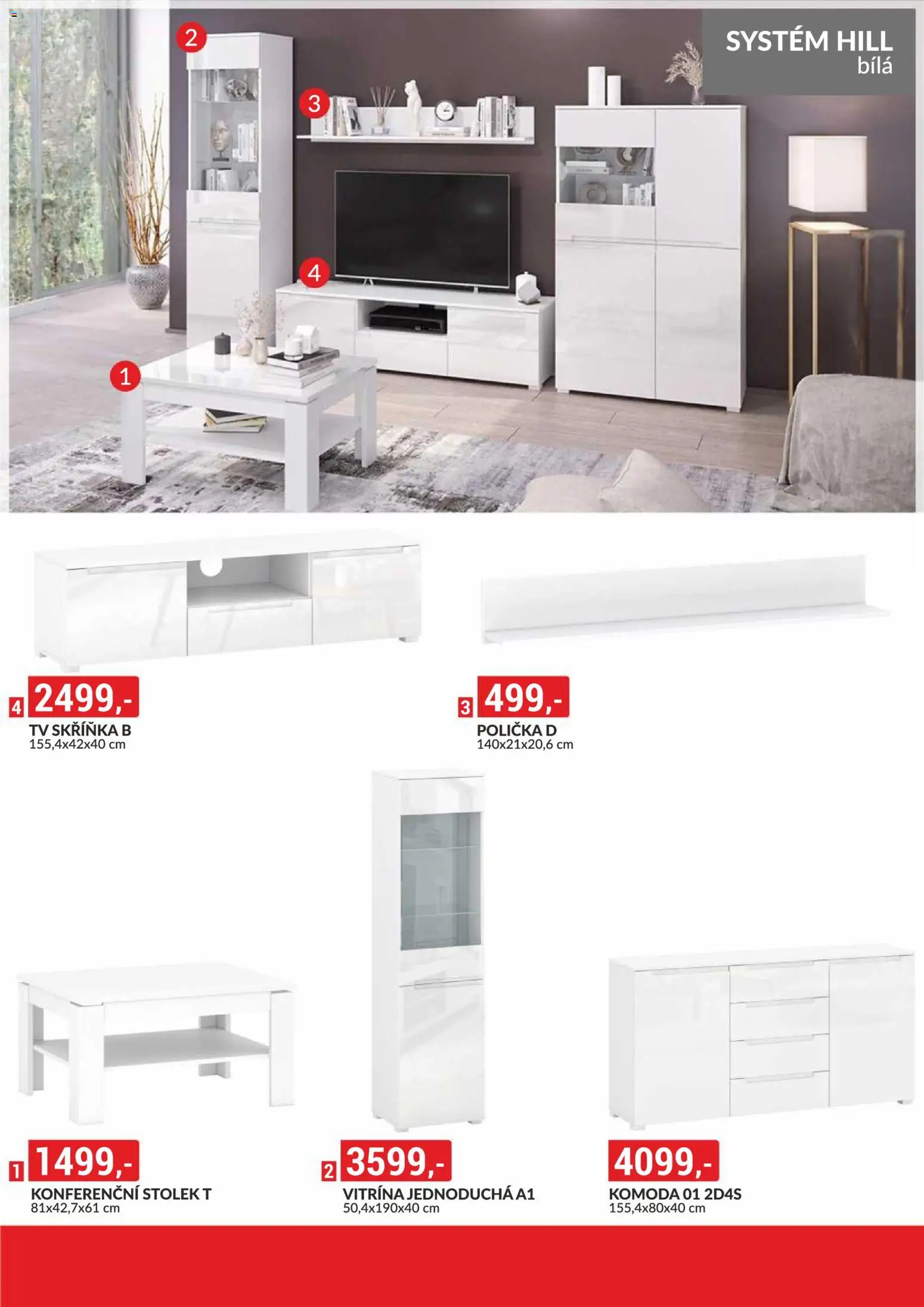 BAUMAX leták - Vaše bydlení, vaše pravidla od 01.07.2026 | Strana: 14 | Produkty: Polička, Komoda, Tv skříňka, Konferenční stolek