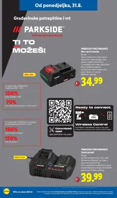 Lidl Katalog - Pregled kataloga iz trgovine Lidl, vrijedi od 31.08.2026 | Stranica: 28 | Proizvodi: Baterija, Baterije, Parkside