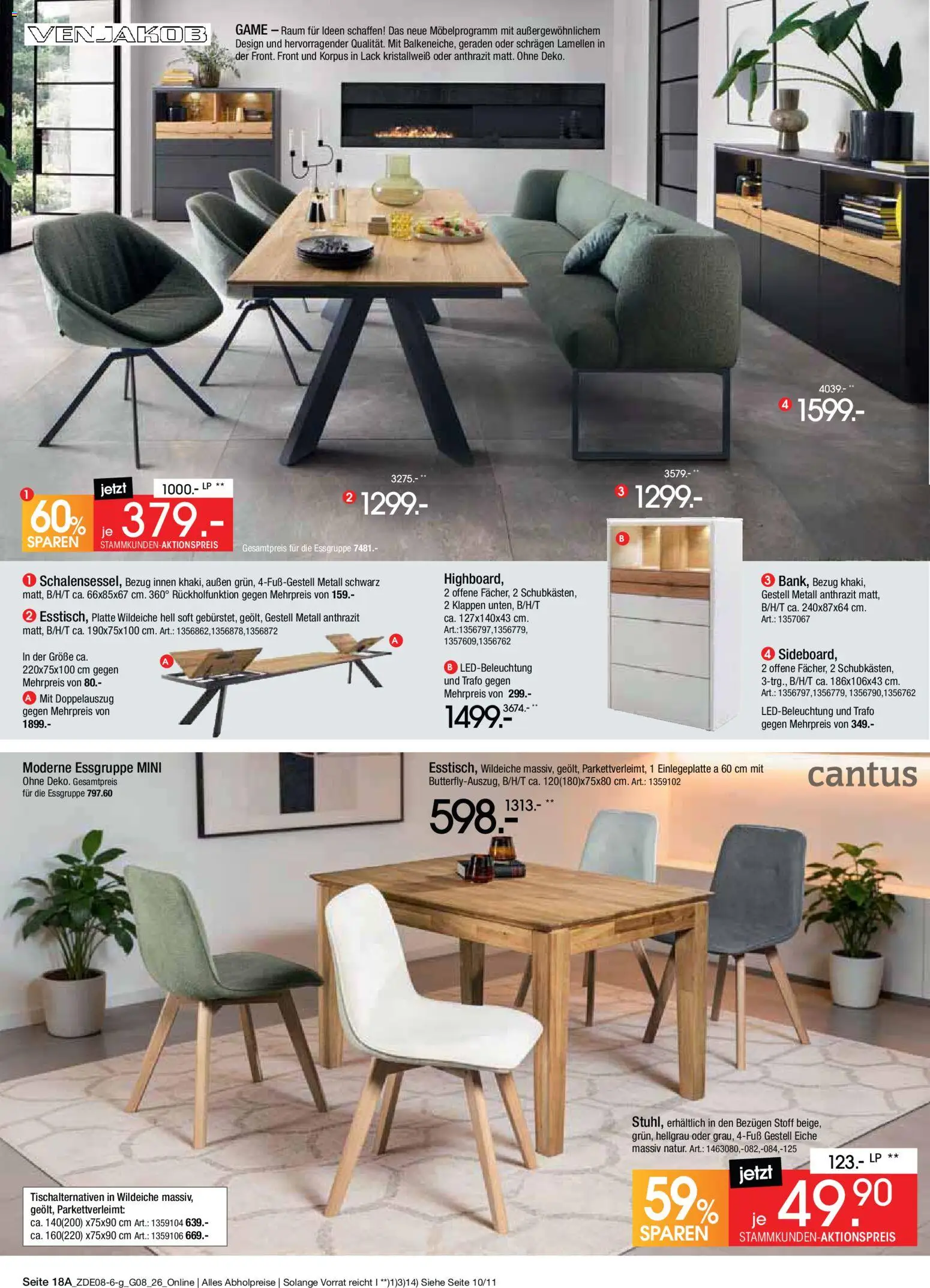 Zurbrüggen Bonus sonder-tage – gültig ab 31.07.2026 | Seite: 26 | Produkte: Essgruppe