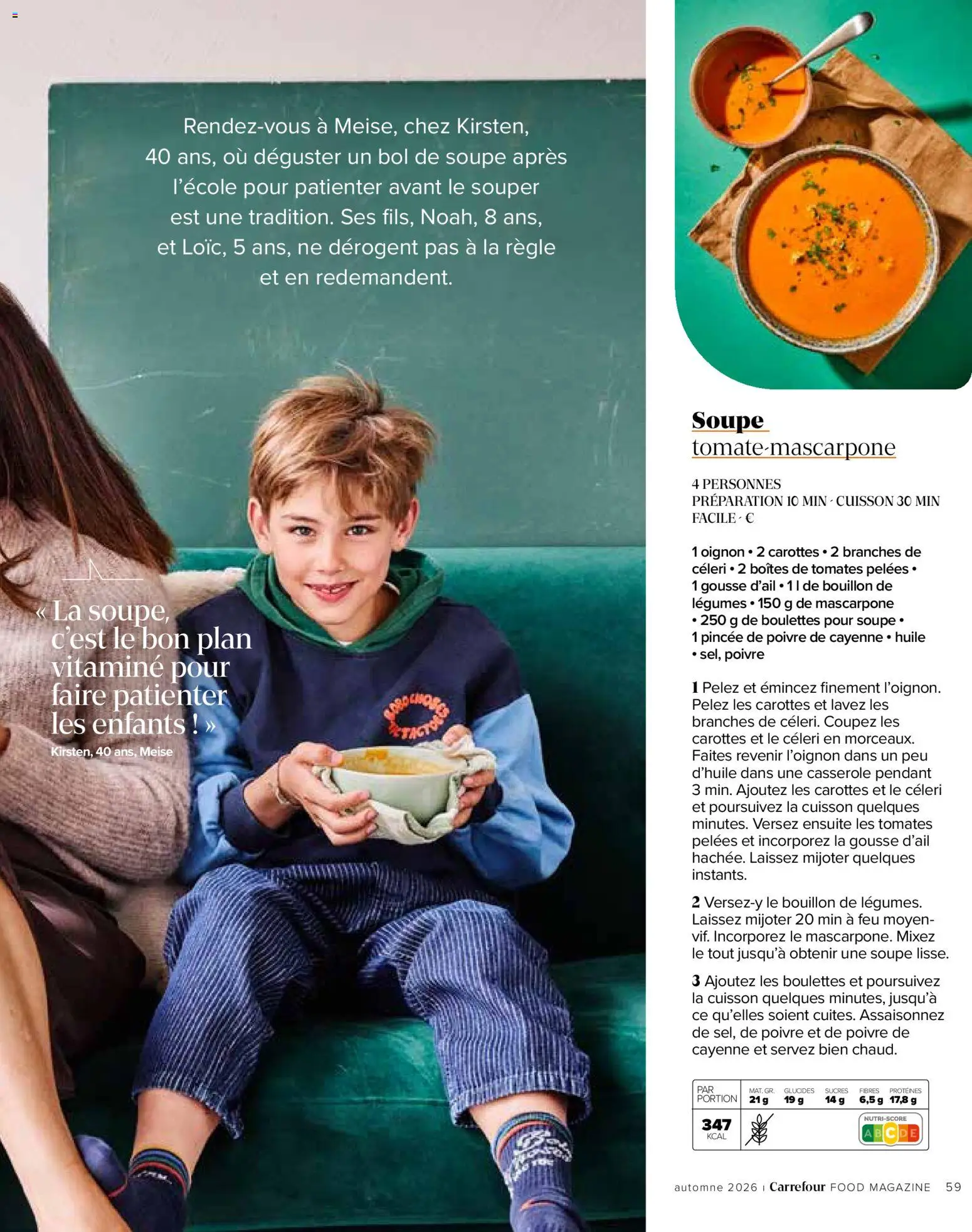 {H1} | Pagina: 59 | Producten: Mascarpone, Bouillon, La, Bol