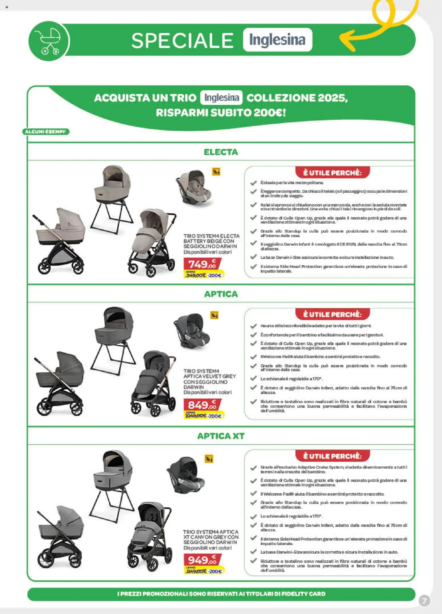 Volantino Bimbo store del 27/08/2026 | Pagina: 7 | Prodotti: Culla, Seggiolino
