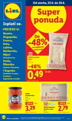 Lidl Super ponuda - Pregled kataloga iz trgovine Lidl, vrijedi od 23.06.2026