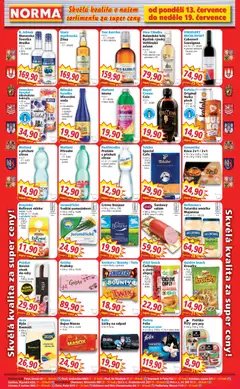 Náhled letáku Norma leták od 13.07.2026 | Strana: 6 | Produkty: Salám, Víno, Kofola, Cola
