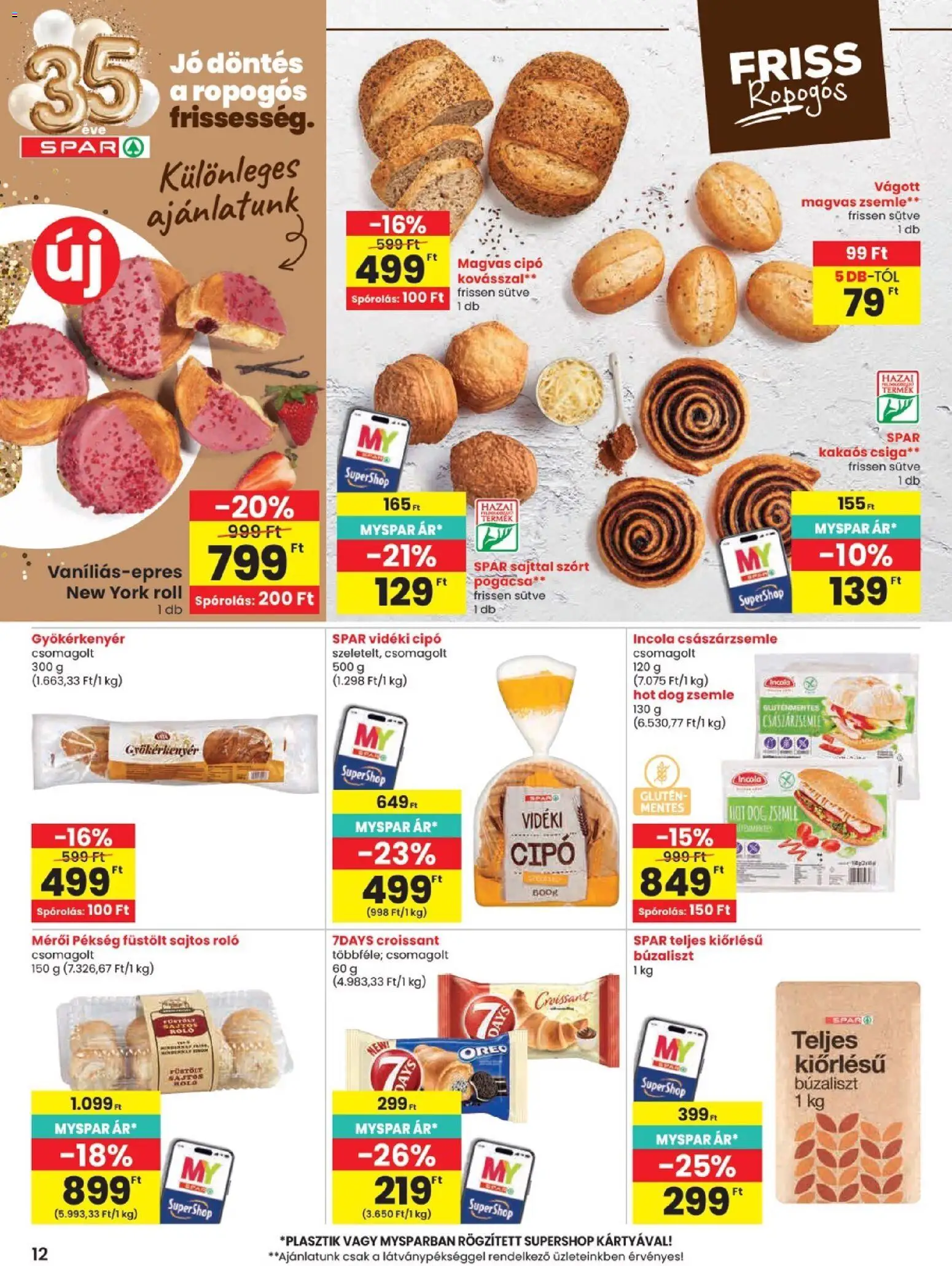 Spar akciós ujság - amely érvényes a következő dátumtól: 25.06.2026 | Oldal: 12