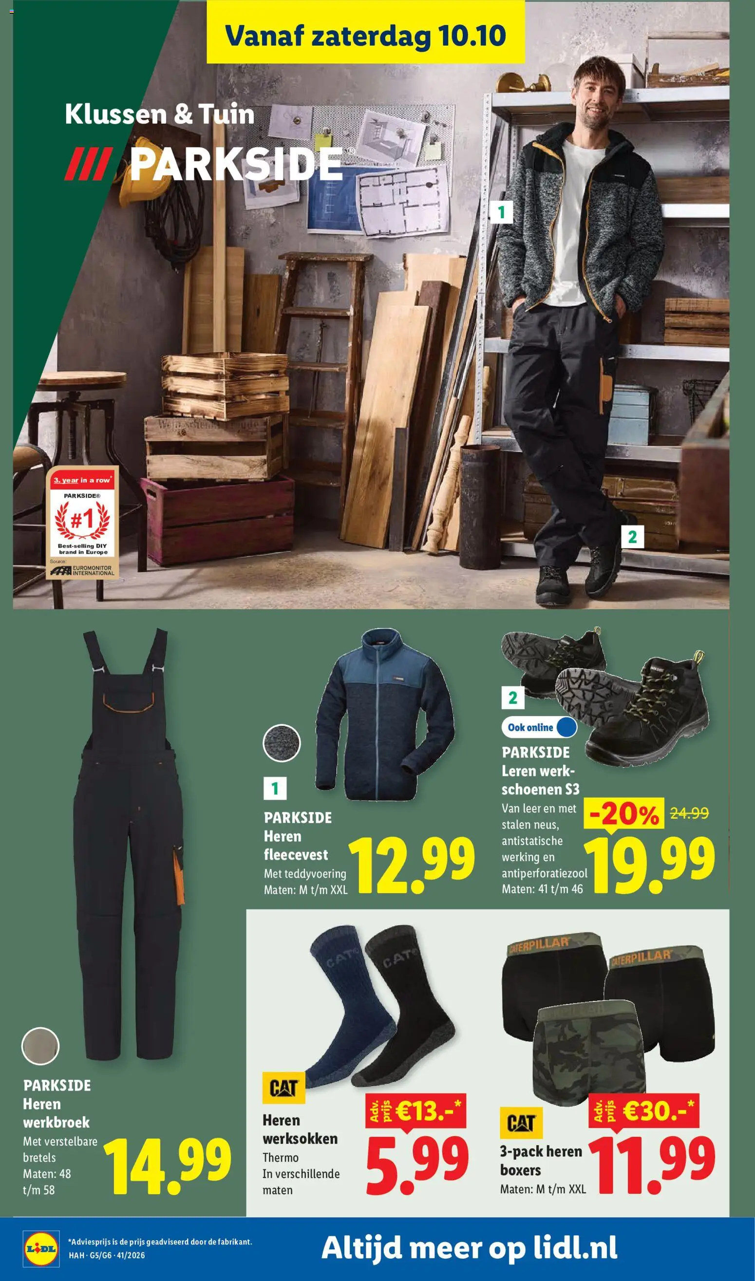 {H1} | Pagina: 8 | Producten: Vest, Boxers, Schoenen, Werkbroek