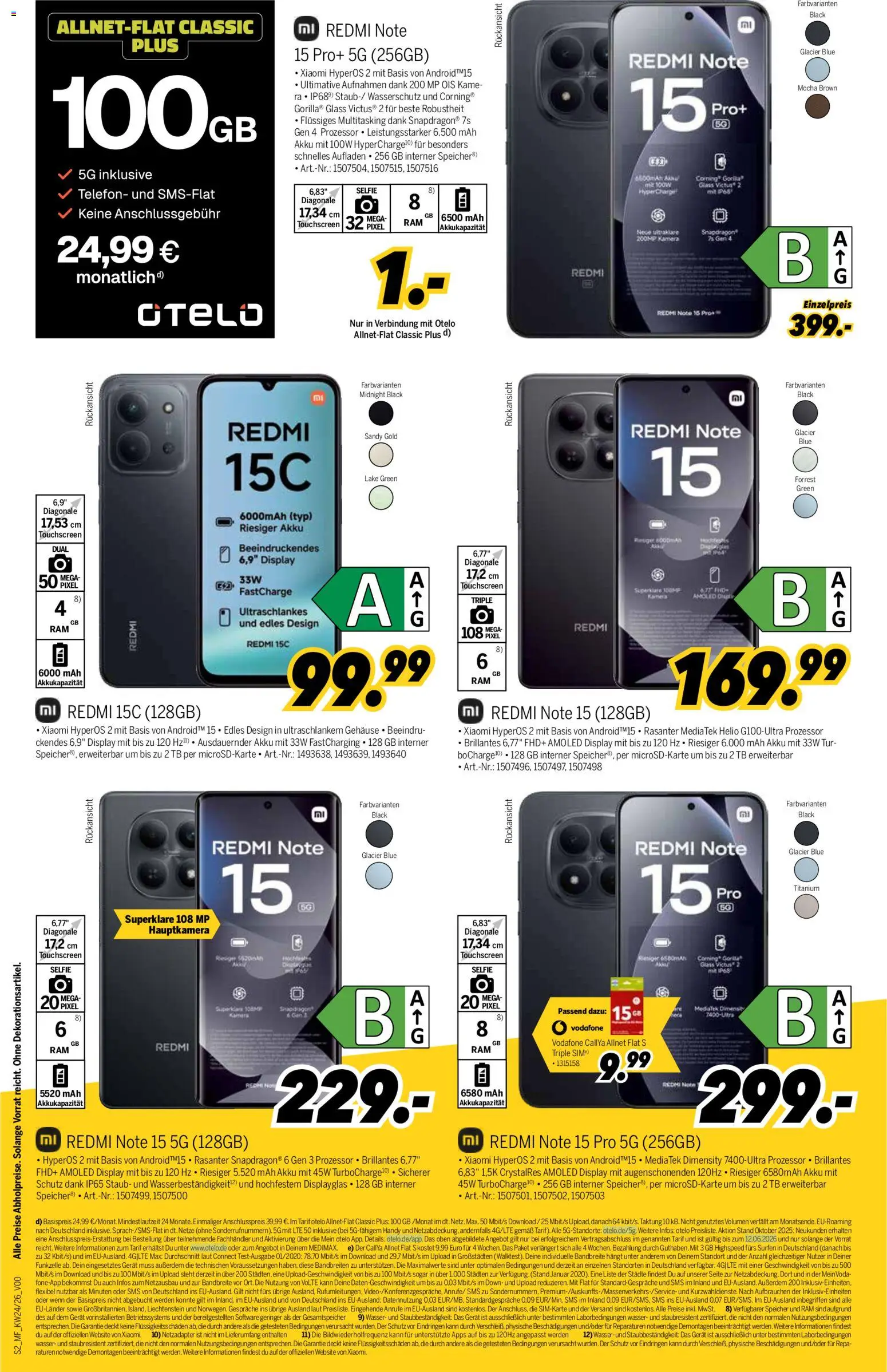 Medimax Mobilfunk Woche – gültig ab 06.06.2026 | Seite: 2 | Produkte: Kamera, Xiaomi, Tür, Telefon