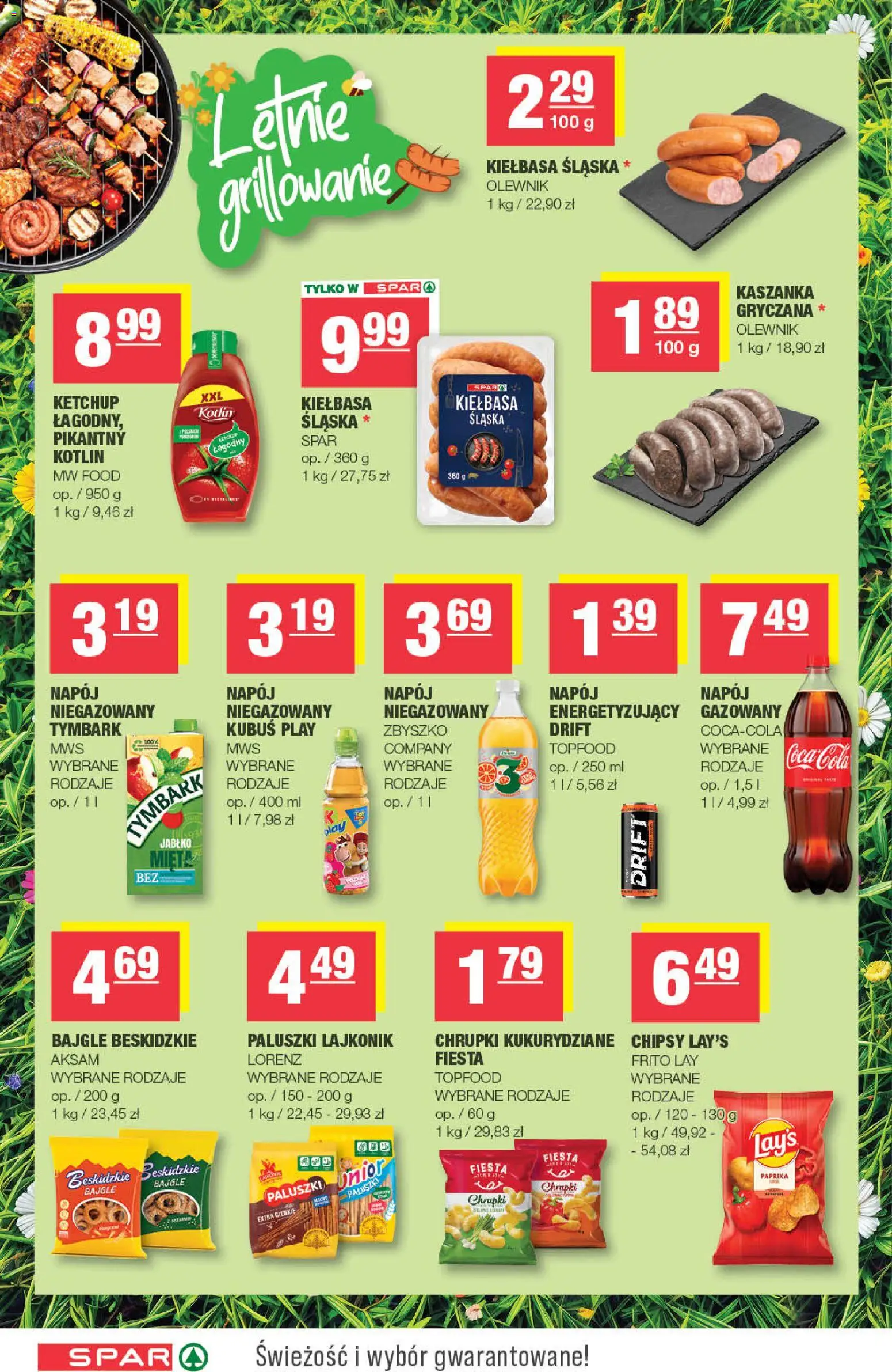 Spar gazetka od 12.08.2026 | Strona: 6 | Produkty: Chipsy, Tymbark, Kaszanka, Paluszki