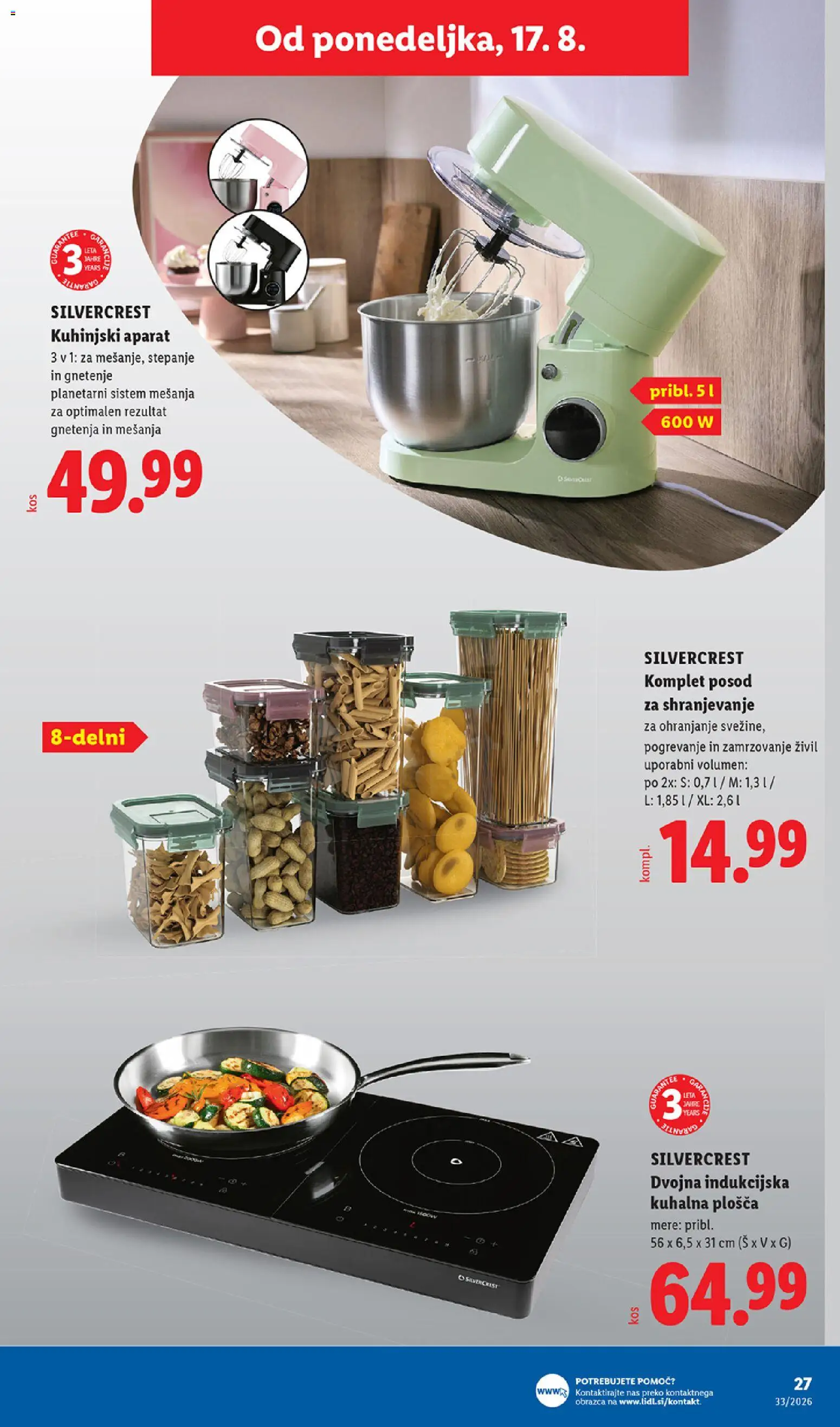 Novi Lidl katalog ponudbe – veljaven od 13.08.2026 | Stran: 53 | Izdelki: Kuhalna plosca