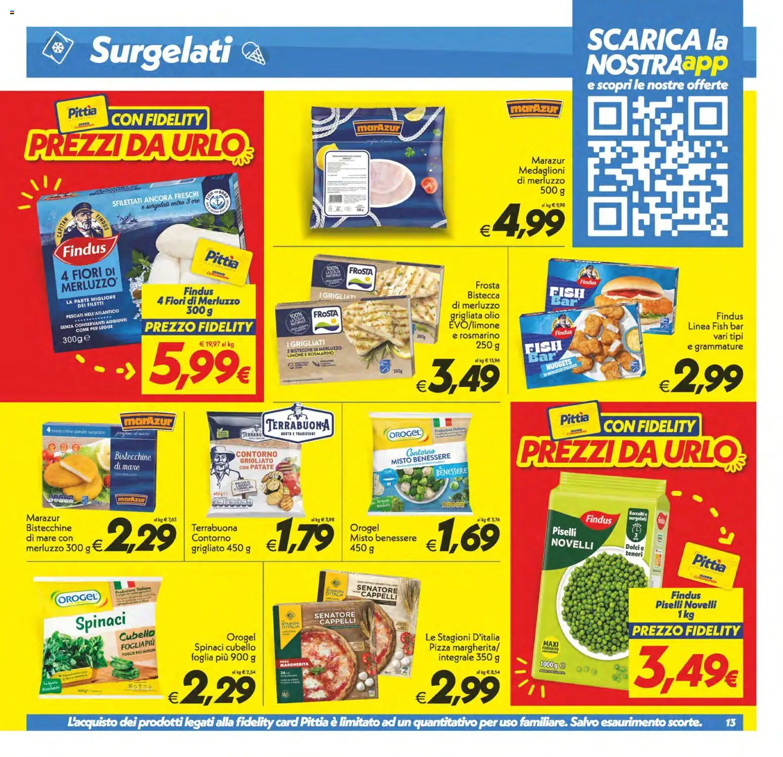 Volantino SuperConveniente del 29.05.2026 | Pagina: 13 | Prodotti: Nuggets, Patate, Olio, Piselli