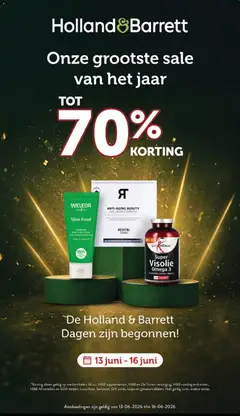 Holland & Barrett folder - Sale - Voorbeeld van een folder van Holland & Barrett, geldig van 13.06.2026