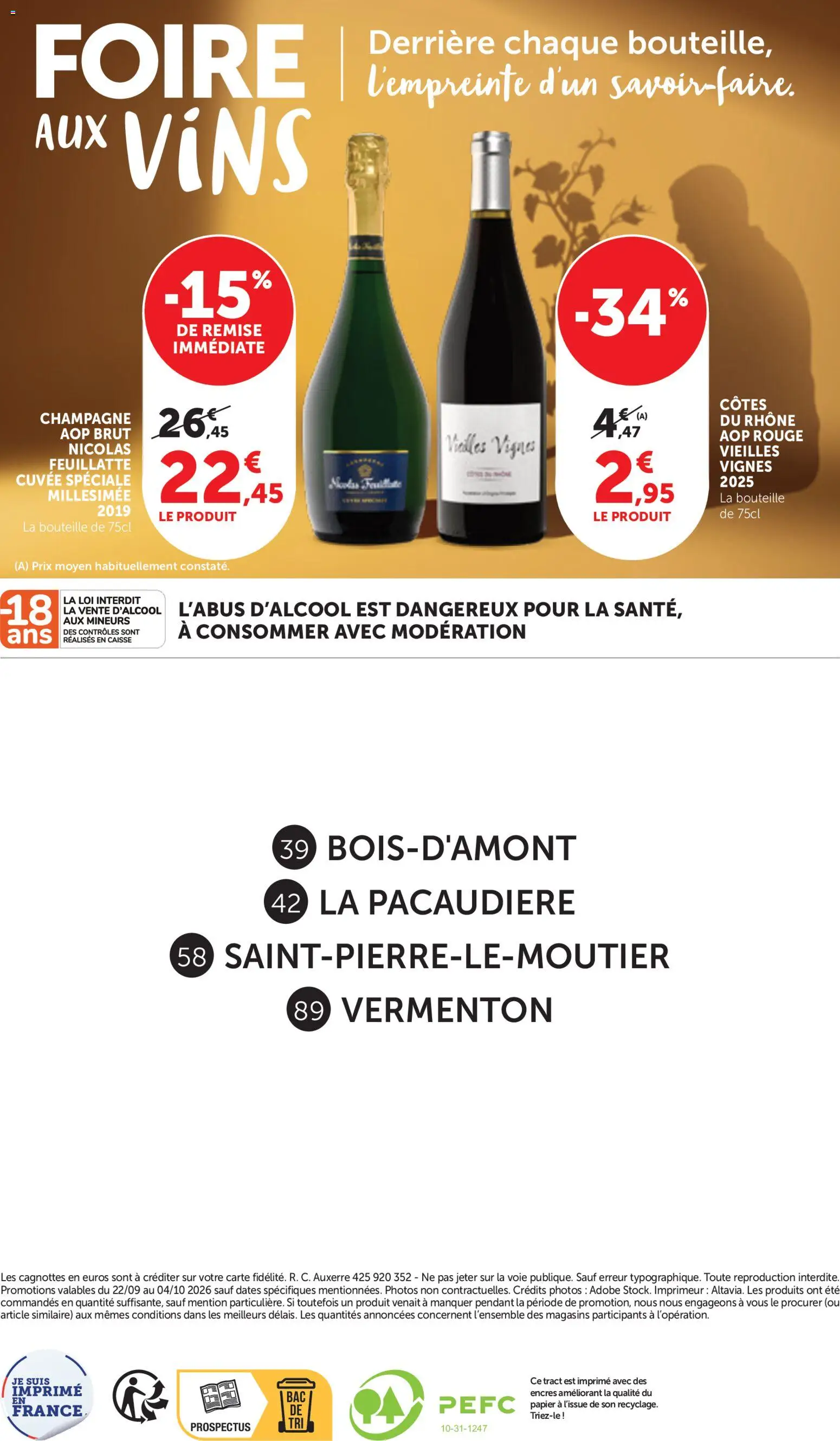 {H1} | Page: 20 | Produits: Champagne, Bouteille