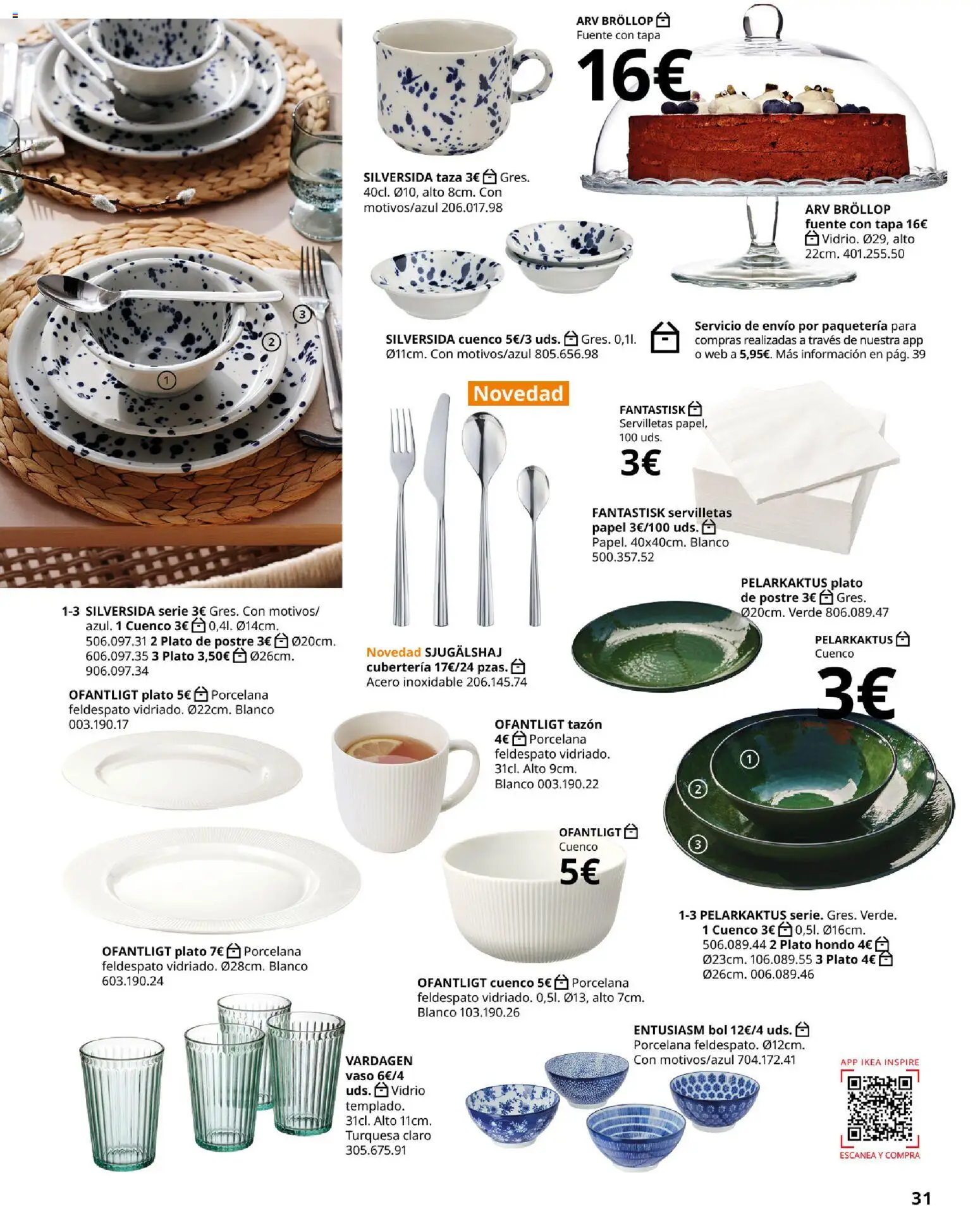 Catálogo IKEA Comedores │ válido desde el 06.03.2026 | Página: 31 | Productos: Cubertería