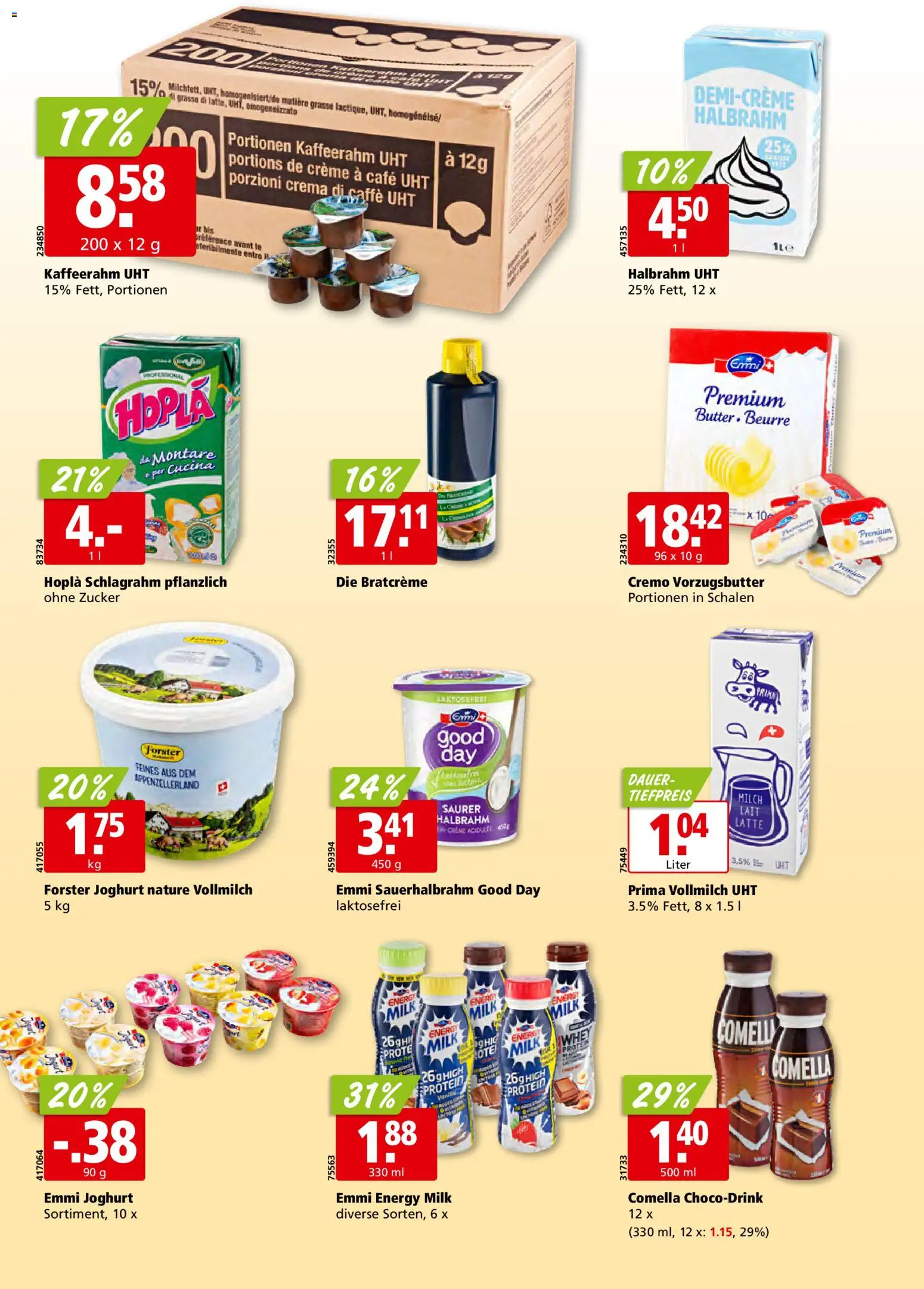 Aligro aktionen – gültig ab 15.06.2026 | Seite: 14 | Produkte: Schlagrahm, Butter, Saurer Halbrahm, Zucker