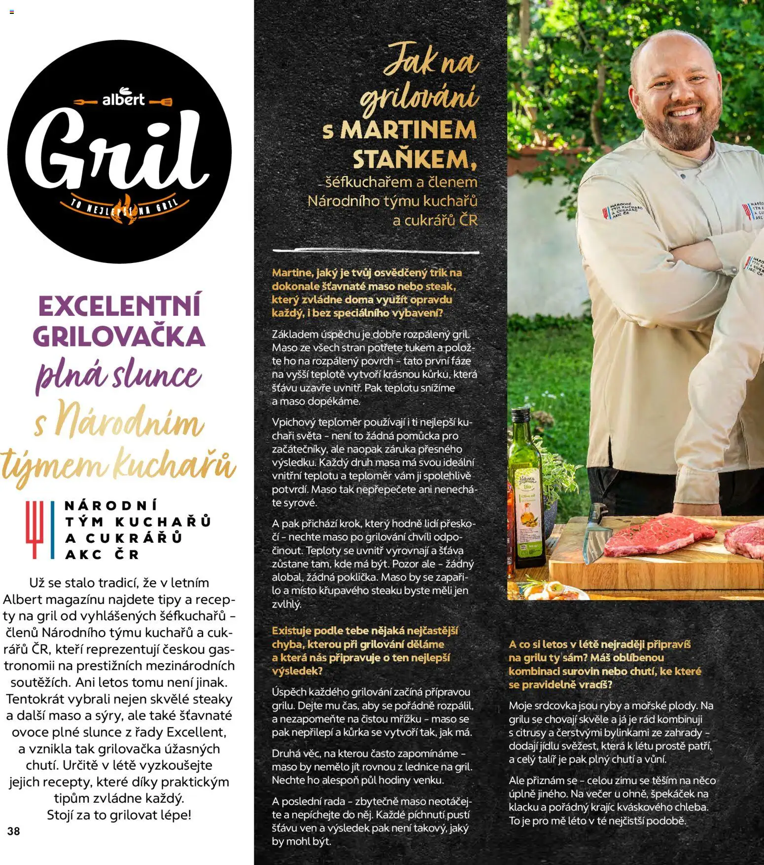 Albert magazín od 01.07.2026 | Strana: 38 | Produkty: Olivový olej, Ovoce, Gril, Talíř