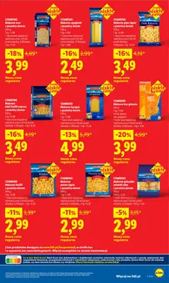 Pogląd oferty "COMBINO Makaron lasagne z pszenicy durum, 500 g" - ważna od 04.07.2026 | Strona: 17