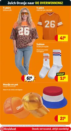 Hoedje en pet, Hoedje en pet. Hoedje is omkeerbaar. Alleen in de winkel verkrijgbaar. - Voorbeeld van een folder van Kruidvat, geldig van 19.05.2026 | Pagina: 103
