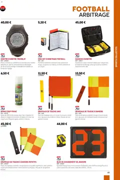 Sport 2000 - Prévisualisation de Sport 2000 Brochure 2026/2027 valide à partir de 01/01/2026 | Page: 69 | Produits: Montre, Orange, Mousse