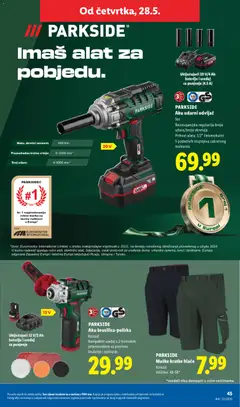 PARKSIDE Muške kratke hlače, Komad, Veličine: 48-58* - Pregled kataloga iz trgovine Lidl, vrijedi od 25.05.2026 | Stranica: 45