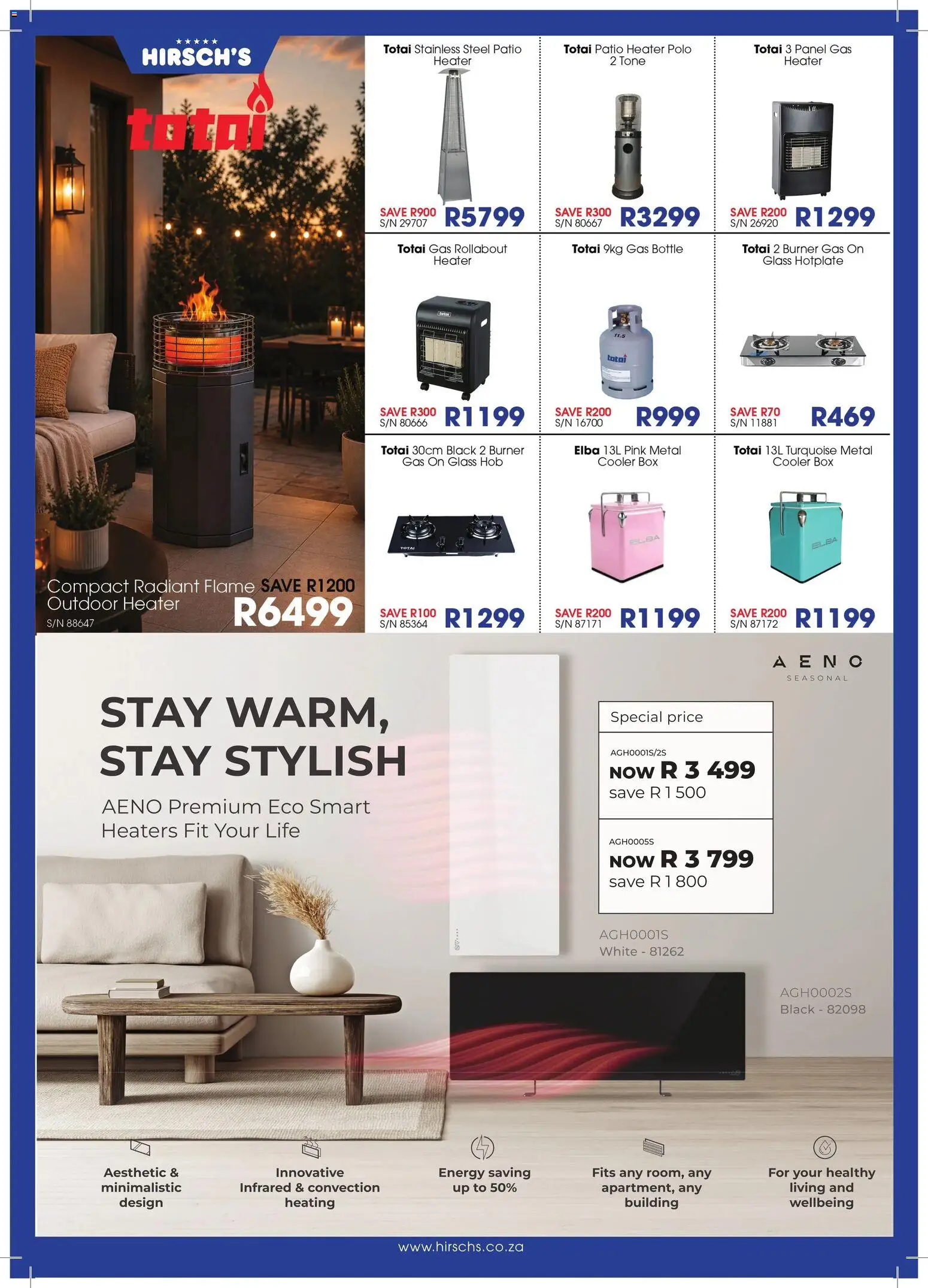 New Hirsch's catalogue – valid from 23/06/2026 | Page: 46 | Products: Hob, Box, Cooler, Heater
