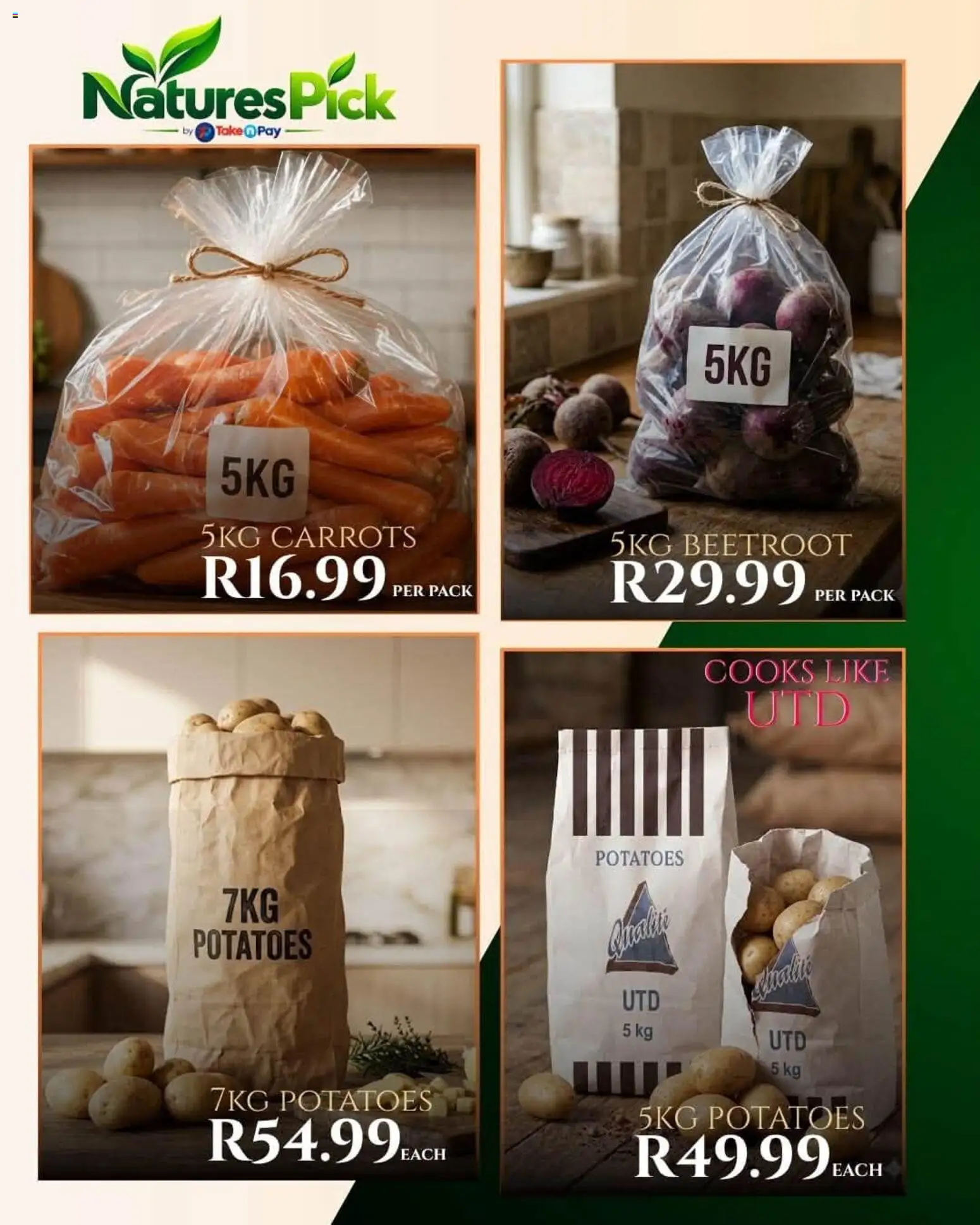 New Take n Pay catalogue – valid from 18/10/2026 | Page: 15 | Products: Carrots, Potatoes