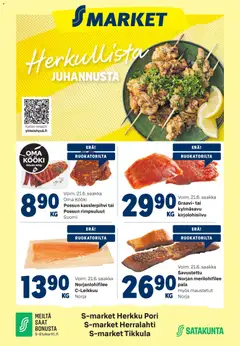 S-market-mainoslehti voimassa 16.06.2026 alkaen