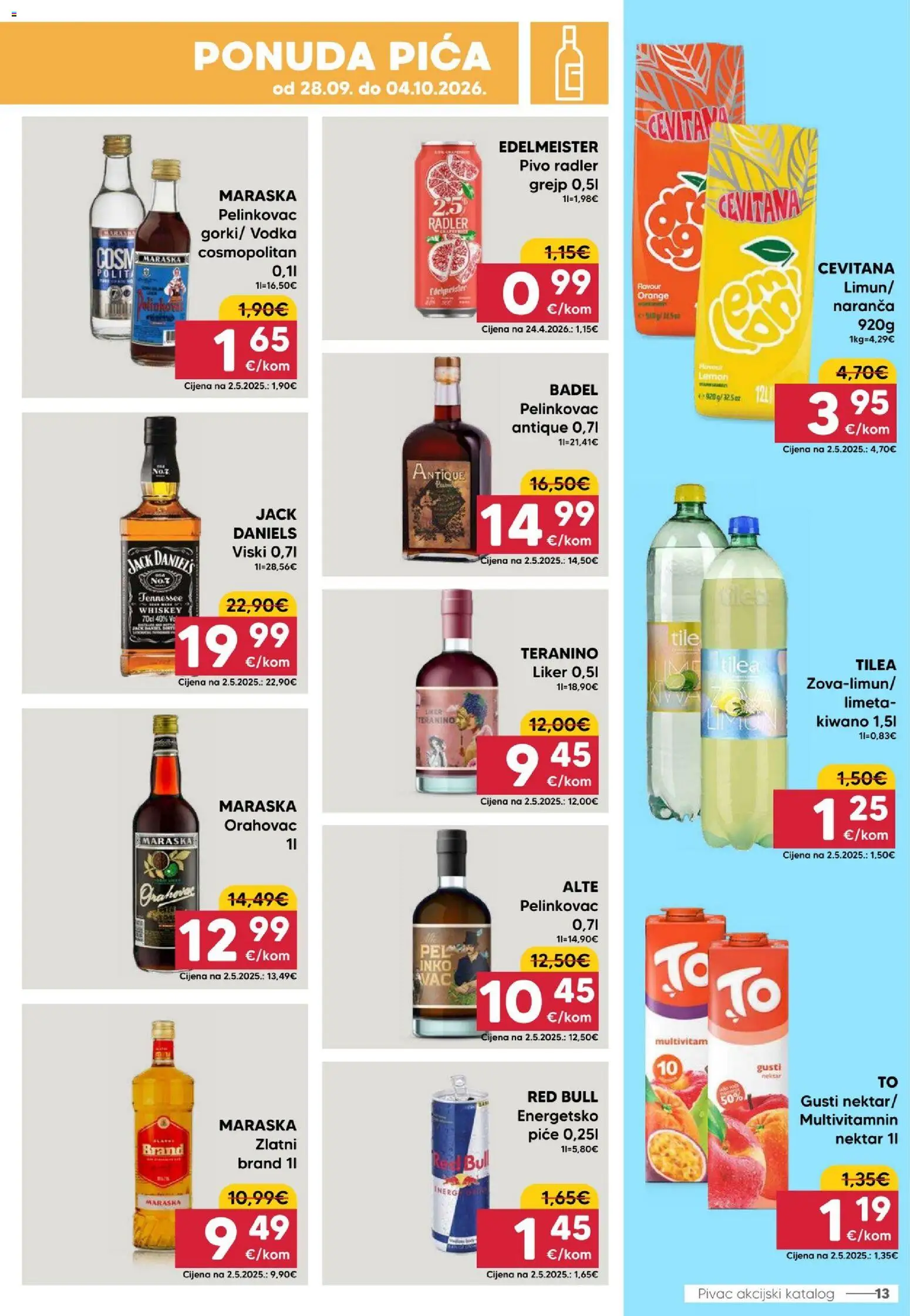 Pivac katalog | vrijedi od 28.09.2026 | Stranica: 13