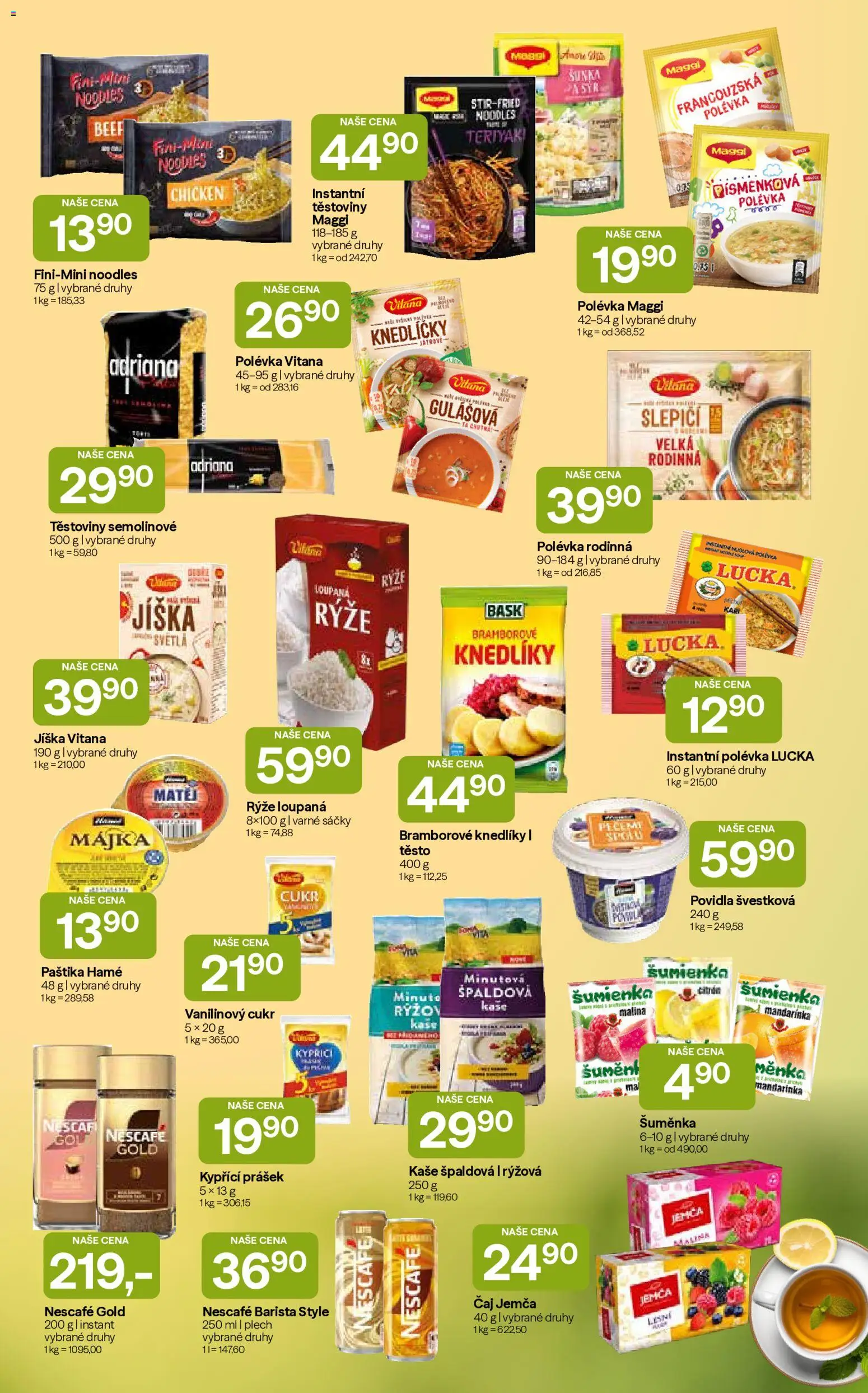 Hruška katalog od 15.09.2026 | Strana: 5 | Produkty: Jíška, Povidla, Plech, Nescafé