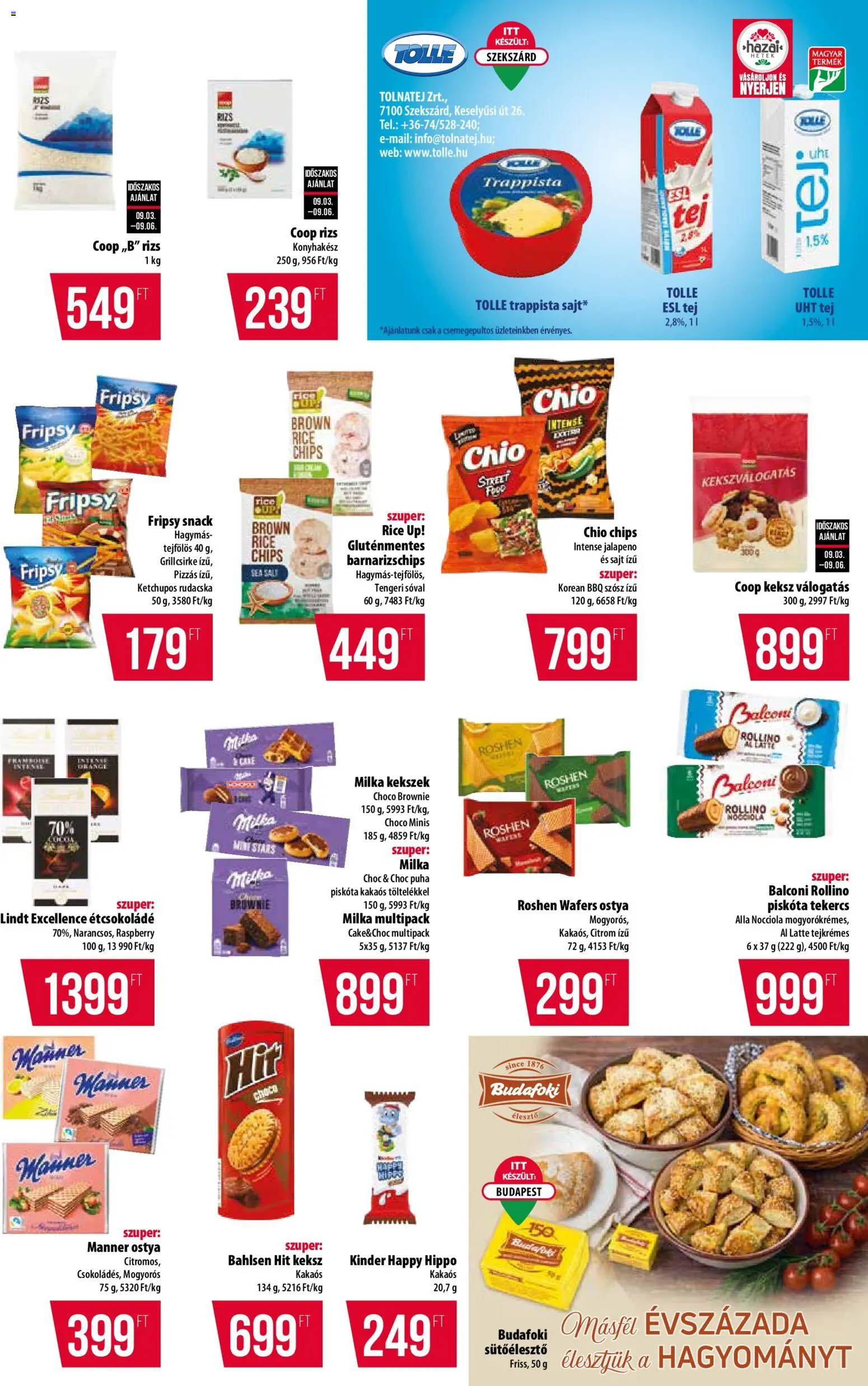 COOP akciós ujság - amely érvényes a következő dátumtól: 2026.09.03. | Oldal: 9 | Termékek: Ostya, Gluténmentes, Jalapeno, Brownie