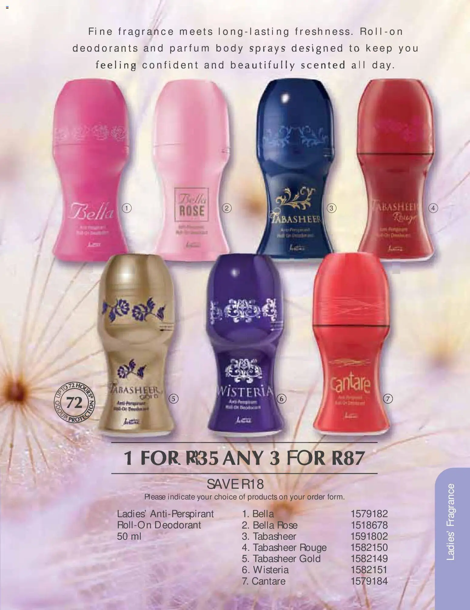 New Justine catalogue – valid from 01/08/2026 | Page: 67 | Products: Fragrance, Deodorant, Antiperspirant