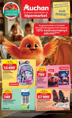 Auchan Iskolakezdés ajánlatok - amely érvényes a következő dátumtól: 2026.08.06.