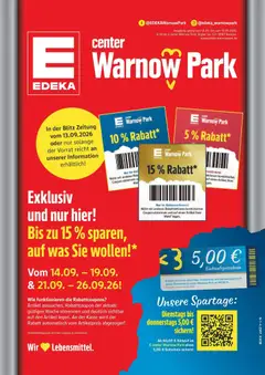 Edeka Prospekt Rostock ab 14.09.2026 gültig