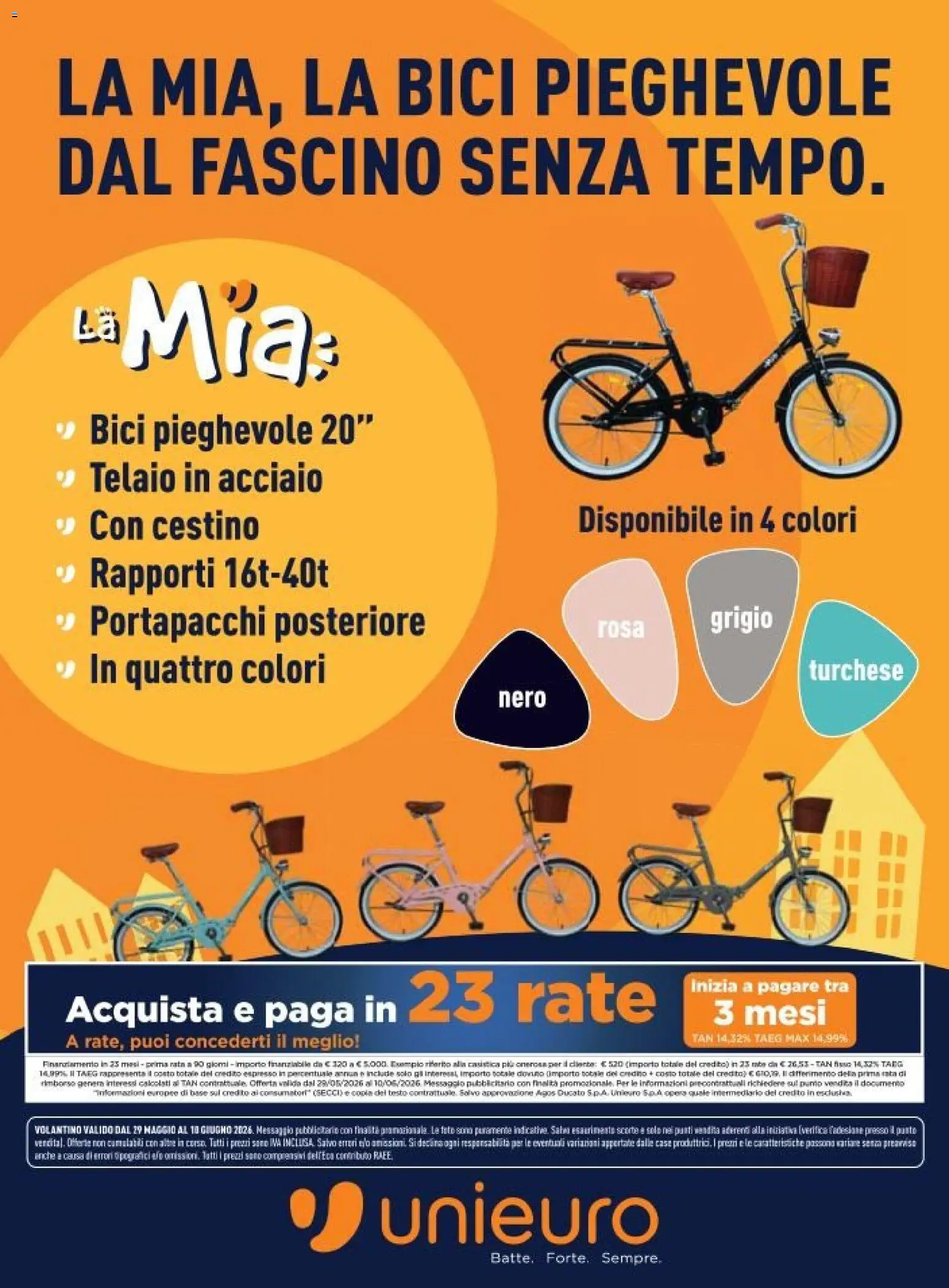 Volantino Unieuro del 29.05.2026 | Pagina: 30 | Prodotti: Cestino