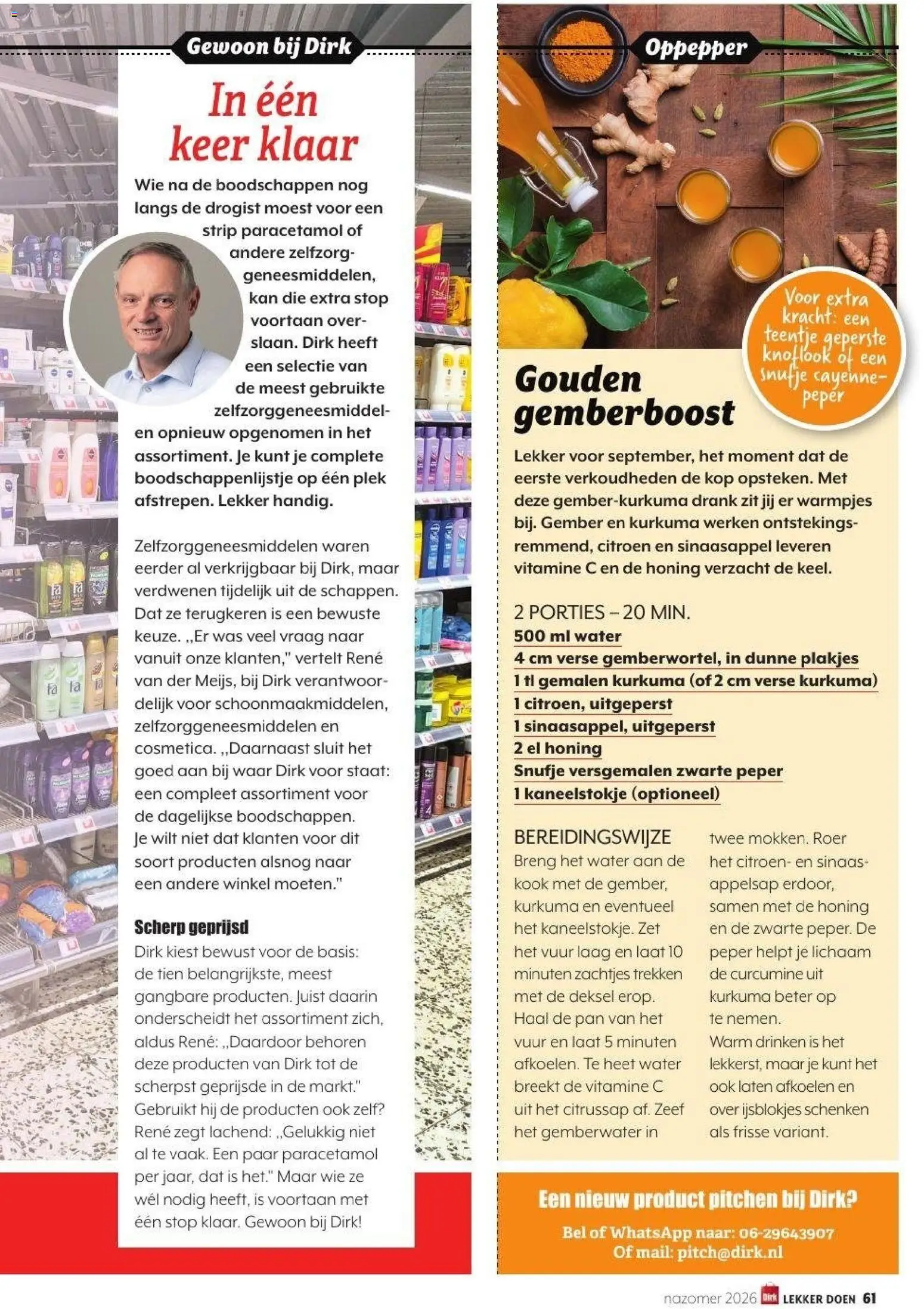 {H1} | Pagina: 61 | Producten: Pan, Was, Zwarte Peper, Peper
