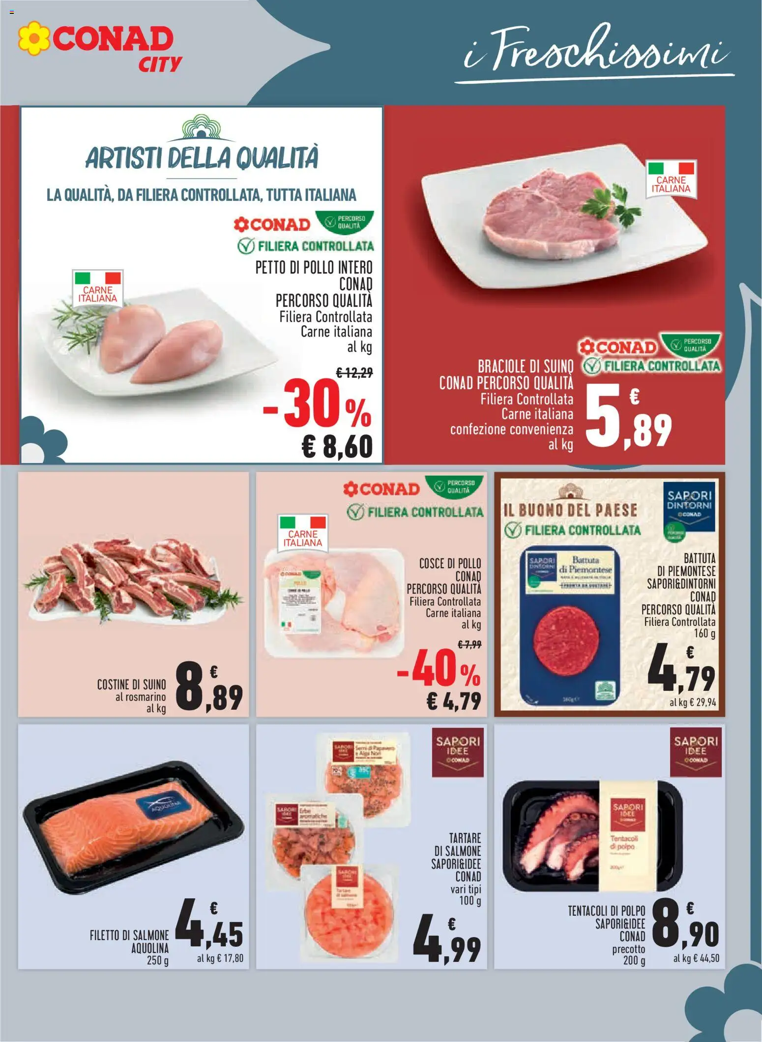 Volantino Conad del 22/10/2026 | Pagina: 5 | Prodotti: Rosmarino, Pollo, Suino, Carne