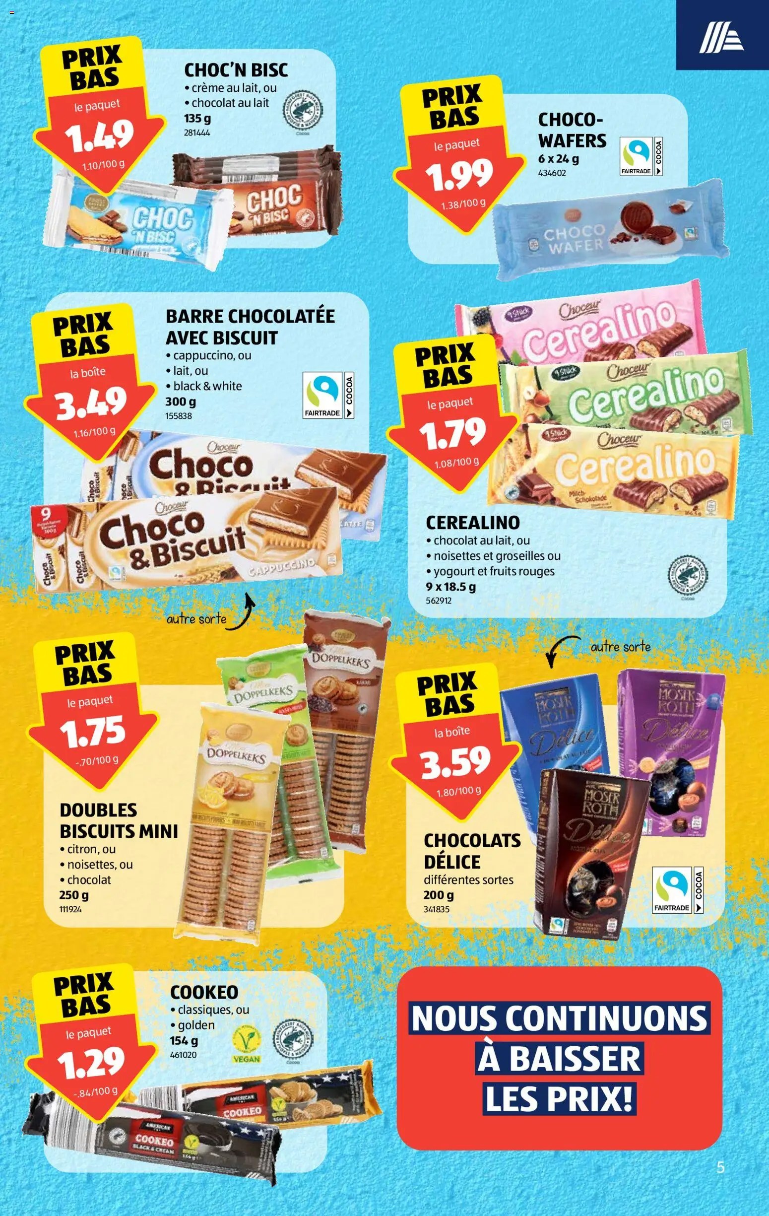 Aldi aktionen FR – gültig ab 04.06.2026 | Seite: 5 | Produkte: Milch, Schokolade, Creme