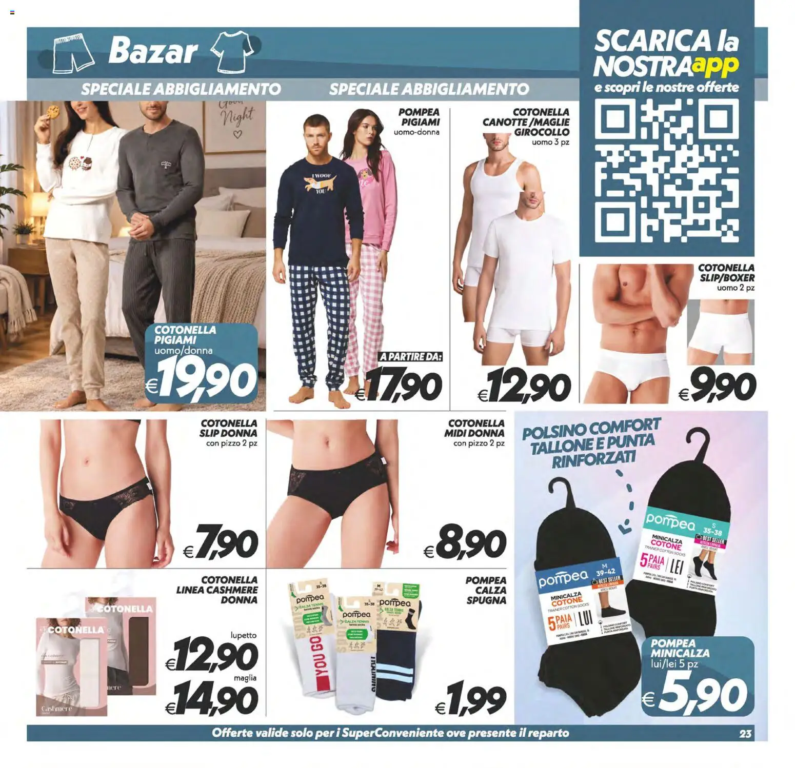 Volantino SuperConveniente del 02/10/2026 | Pagina: 23 | Prodotti: Spugna, Slip