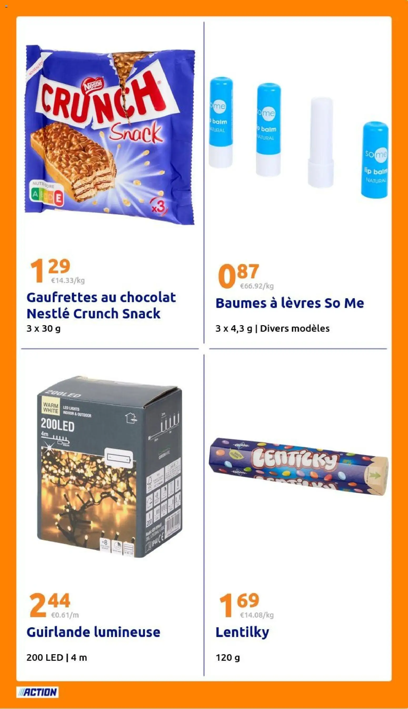 {H1} | Page: 33 | Produits: Guirlande lumineuse, Gaufrettes, Chocolat