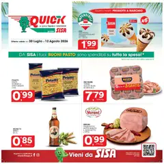 Anteprima del volantino SISA volantino Quick valido a partire dal 30/07/2026