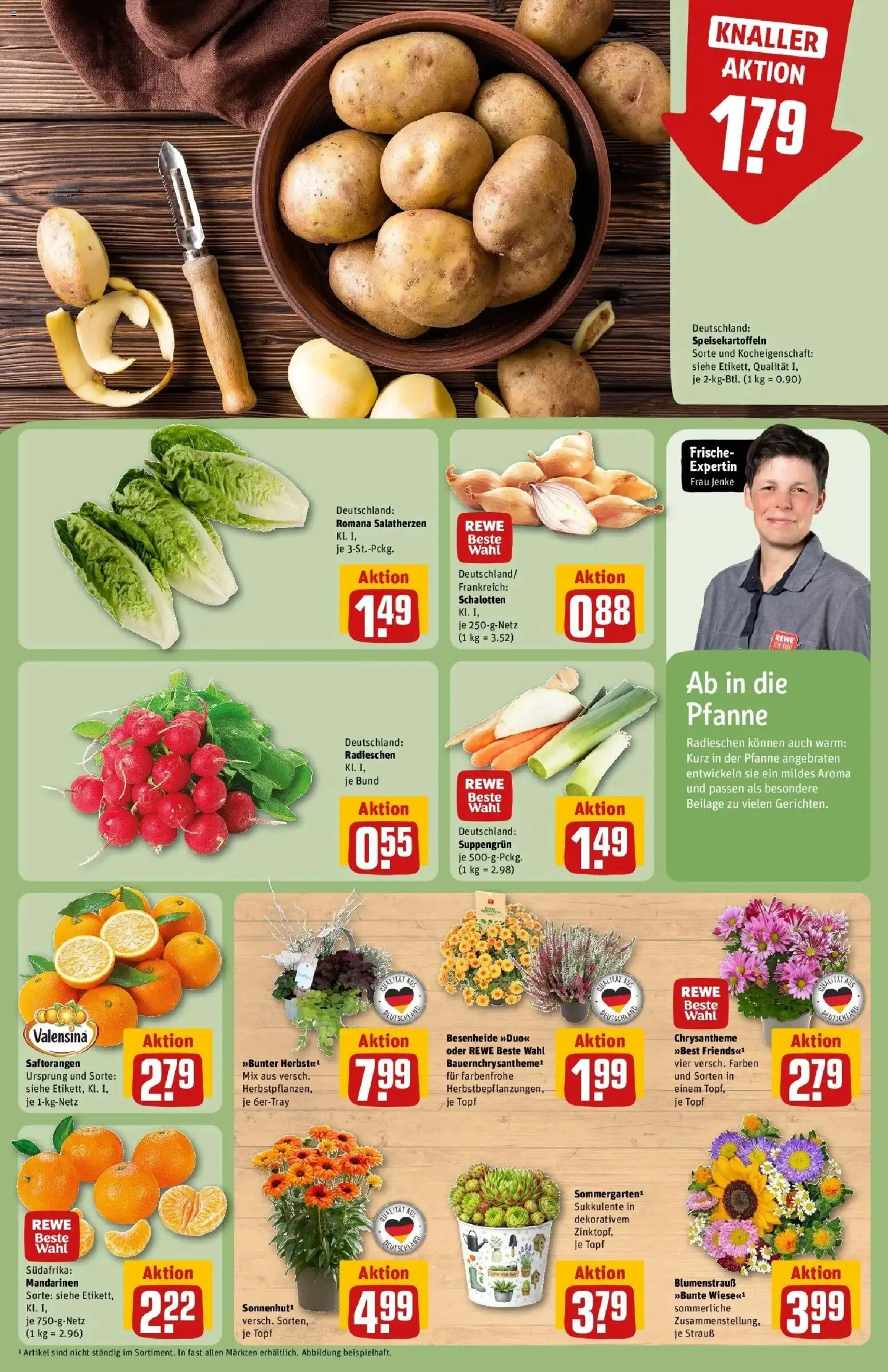 REWE Prospekt ab 07.09.2026 zum Blättern » Angebote | Seite: 7 | Produkte: Mandarinen, Valensina