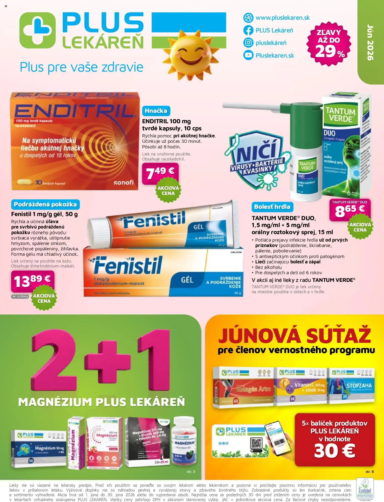 Nové Plus lekáreň akcie – leták je platný od 01.06.2026 | Strana: 1