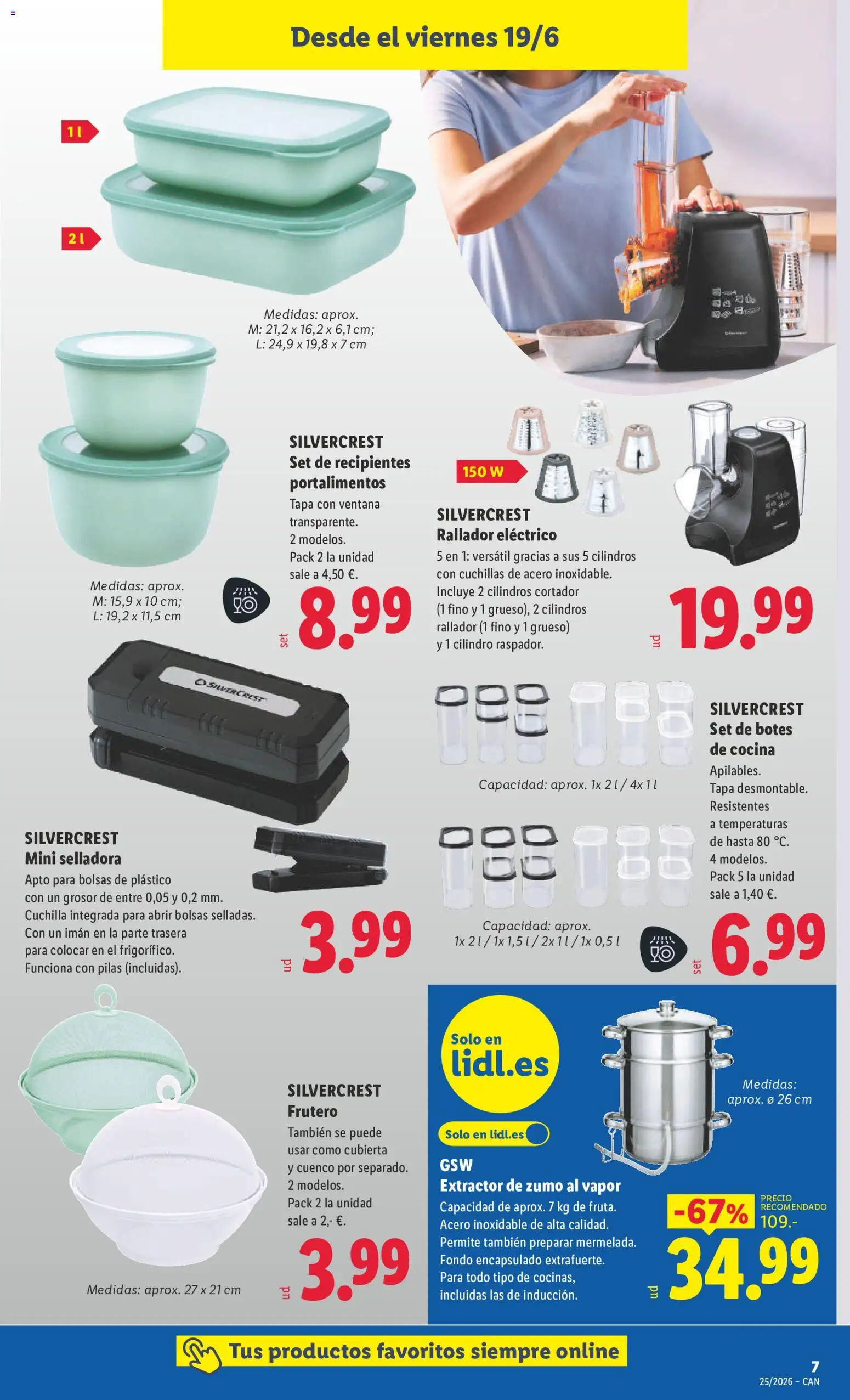 Lidl folleto de bazar Canarias │ válido desde el 15.06.2026 | Página: 19 | Productos: Ροζ πιπέρι, Cocina