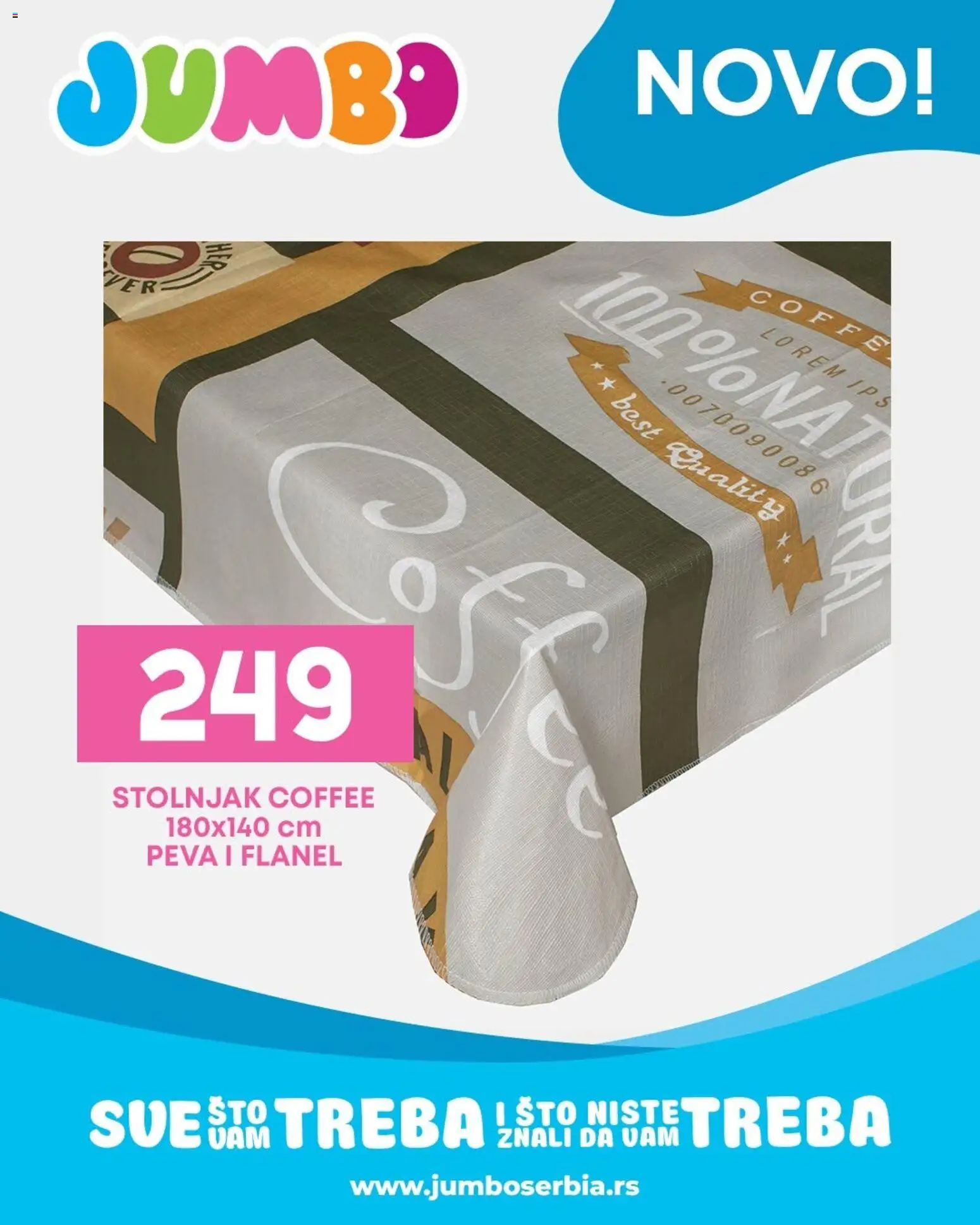 JUMBO katalog - važi od 08.06.2026 | Strana: 4 | Proizvode: Sto, Stolnjak