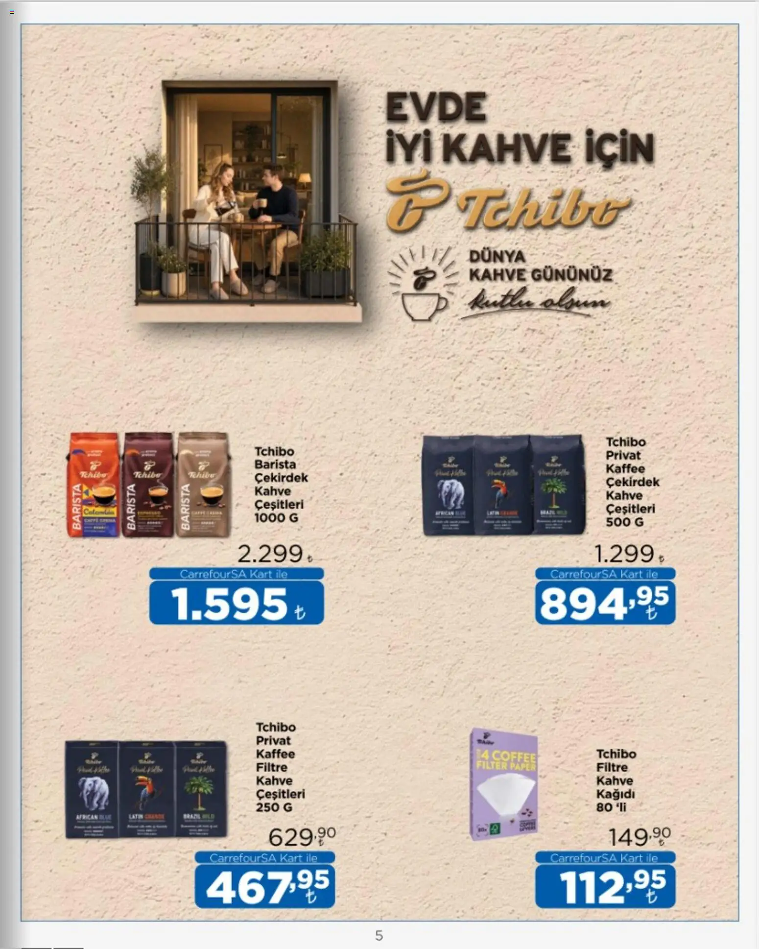 CarrefourSA Katalog - 01 Ekim 2026 tarihinden itibaren geçerlidir | Sayfa: 5 | Ürünler: Kahve