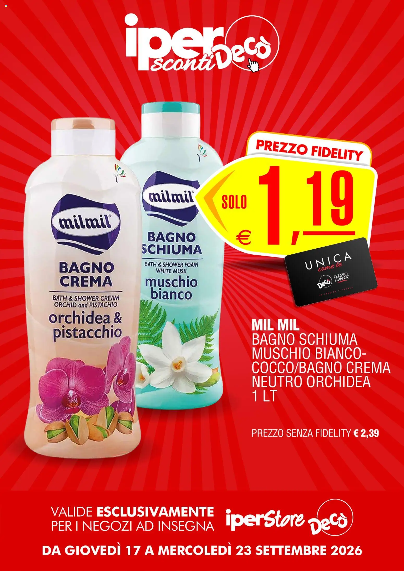 Volantino Decò del 17/09/2026 | Pagina: 9