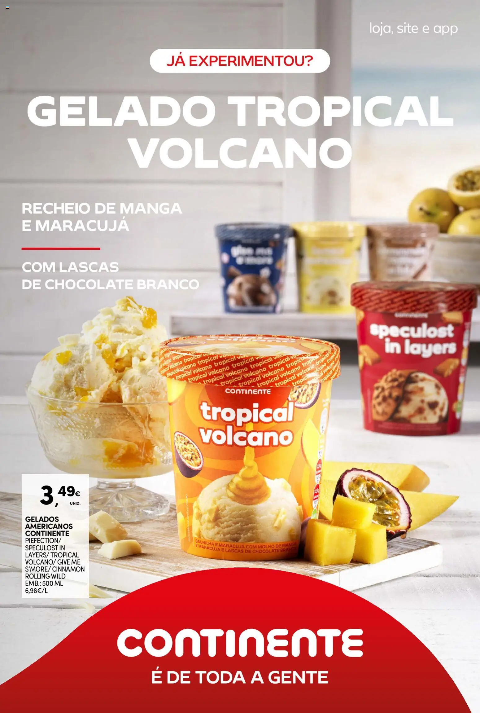 Continente Semanal Continente Bom Dia │ válido de 28/07/2026 | Página: 17 | Produtos: Gelado, Chocolate
