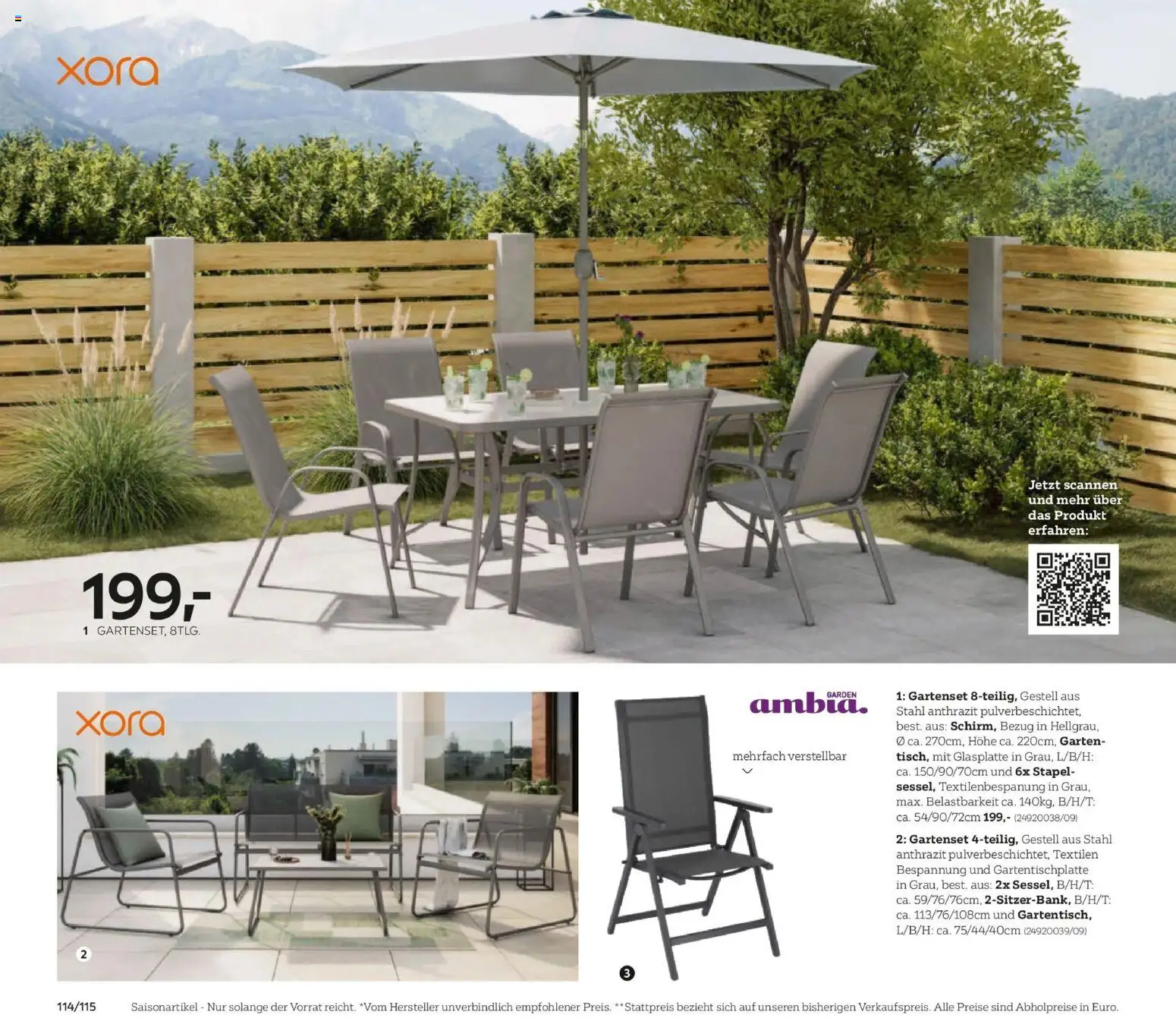 XXXLutz Gartenkatalog gültig ab 30.03.2026 | Seite: 114